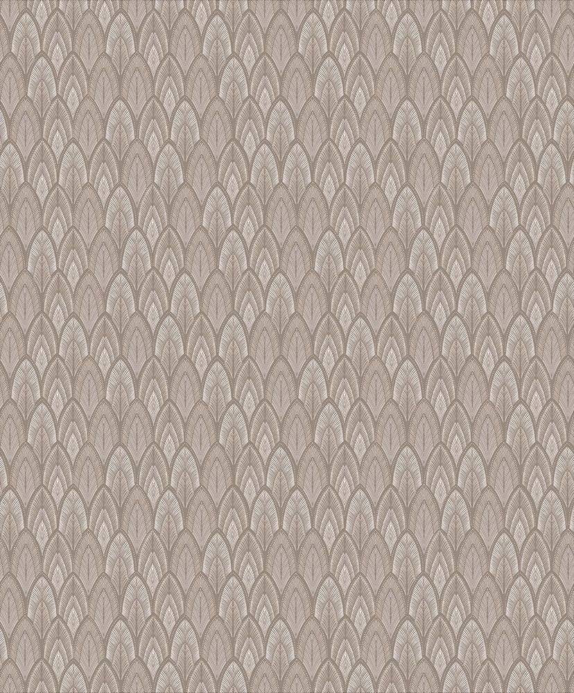 Dabu Taupe tapet med grafiskt mönster i beige. Från kollektionen Summer. Nonwoven-material med rak passning.