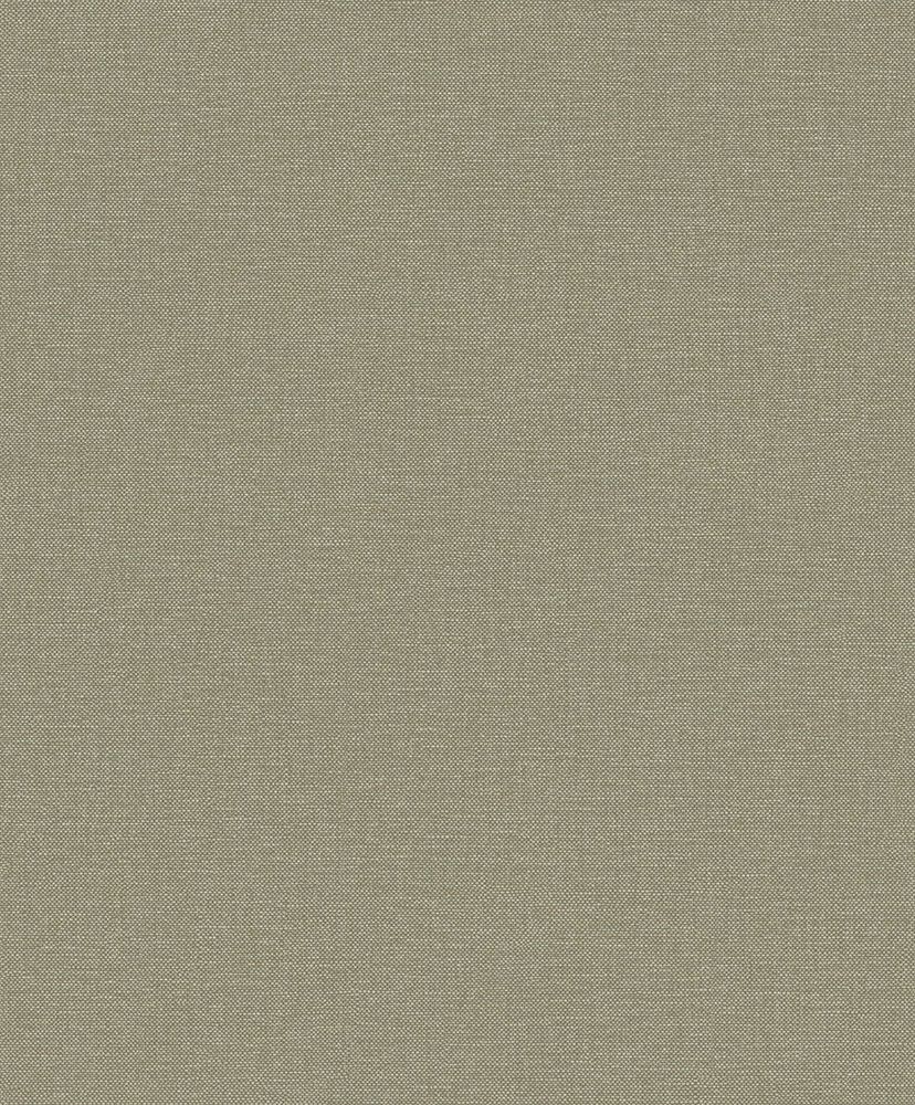 Textil grågrön, tapet tapet enfärgad i gul och grön. Från kollektionen Linum 2. Nonwoven-material.