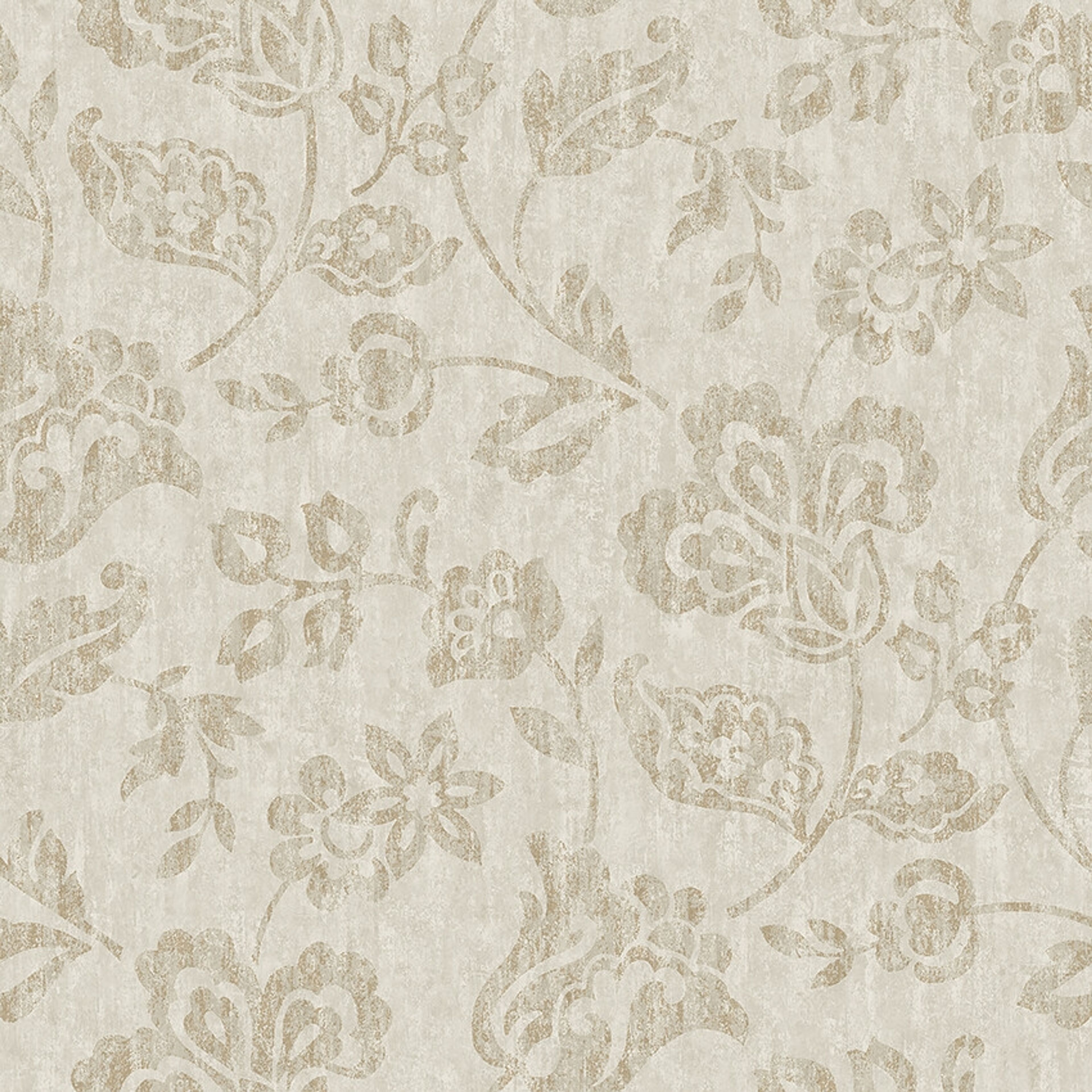 Cornelia 38740, tapet tapet med blommigt mönster i cream. Från kollektionen Borosan Hem. Nonwoven-material med rak passning.