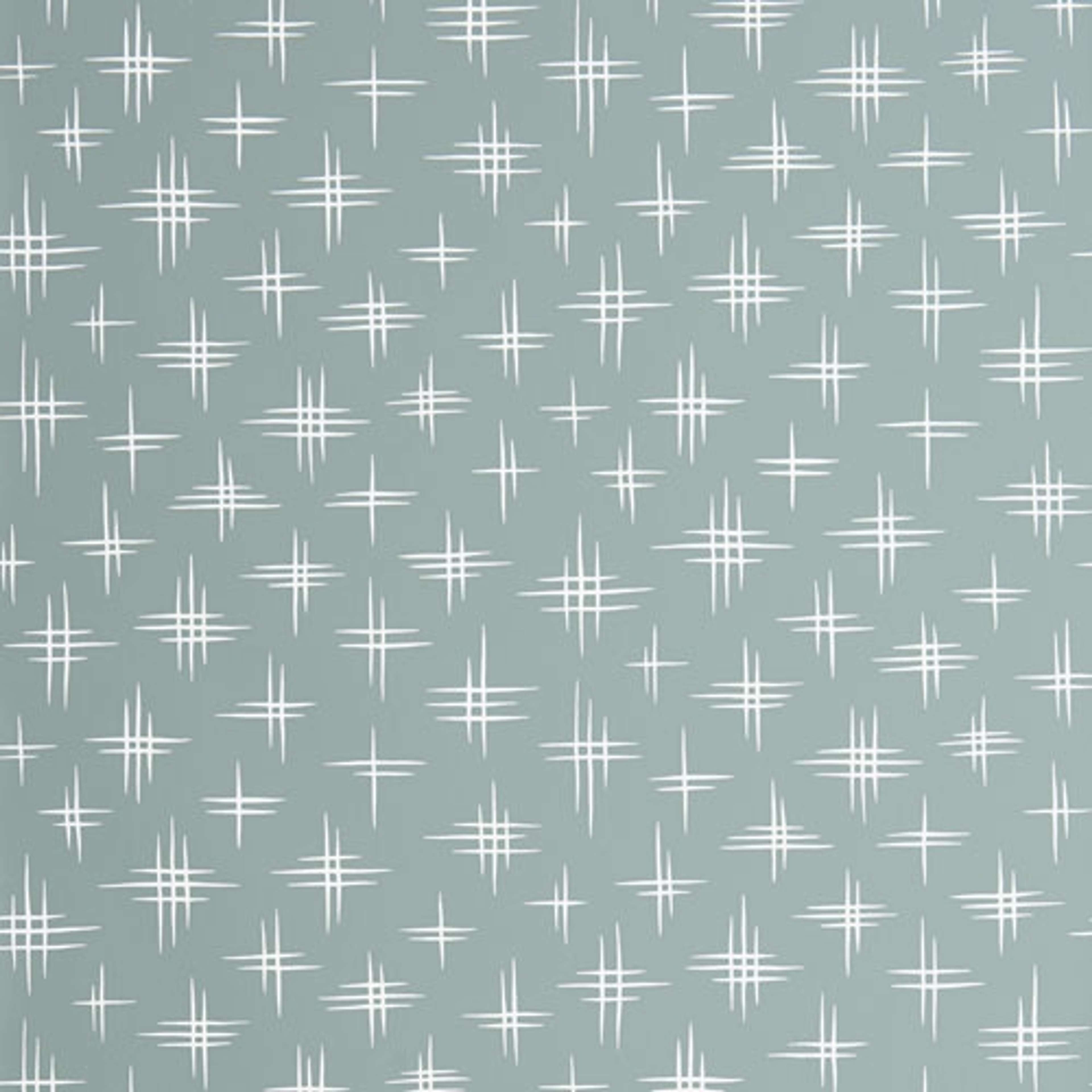 Limelight Lantern tapet från Midbec med himmel mönster i turkos. Från kollektionen Pioneer. Nonwoven-material med förskjuten passning.