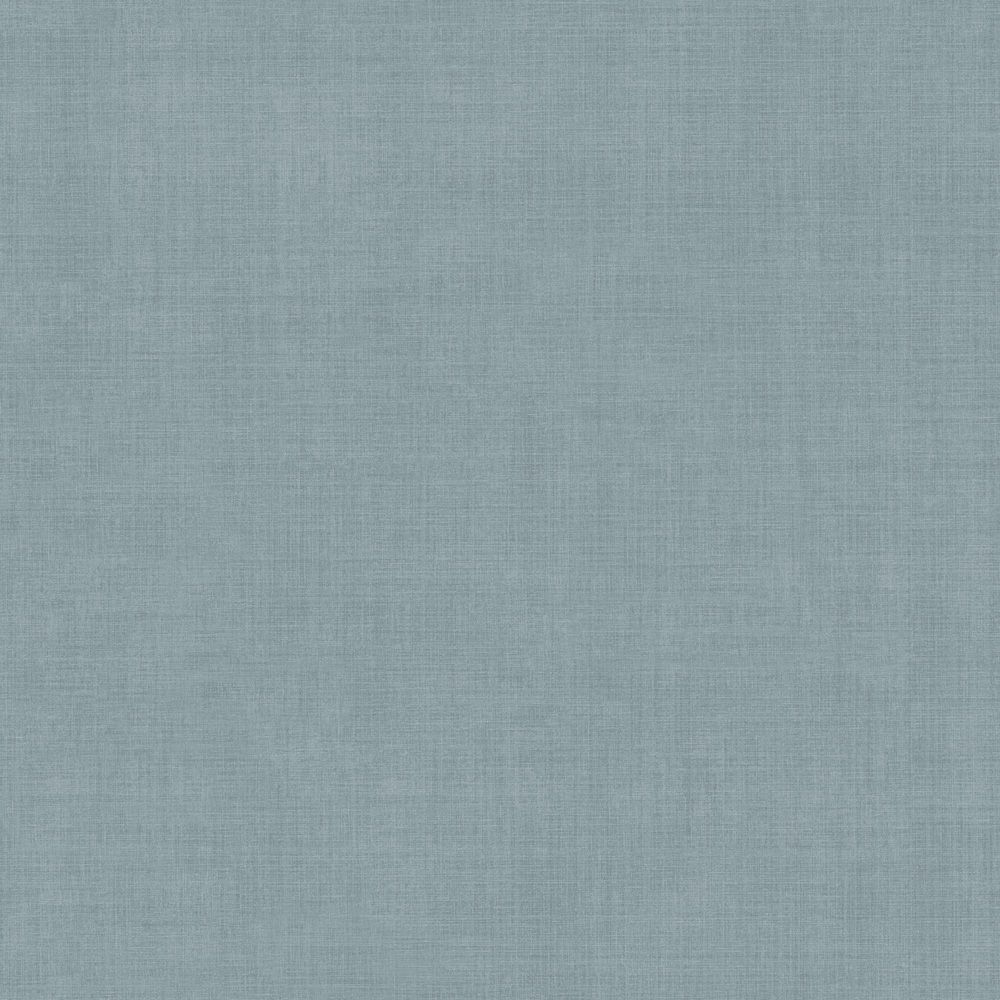 Jute mörkblå, tapet tapet enfärgad i blå. Från kollektionen Sommaräng. Nonwoven-material.