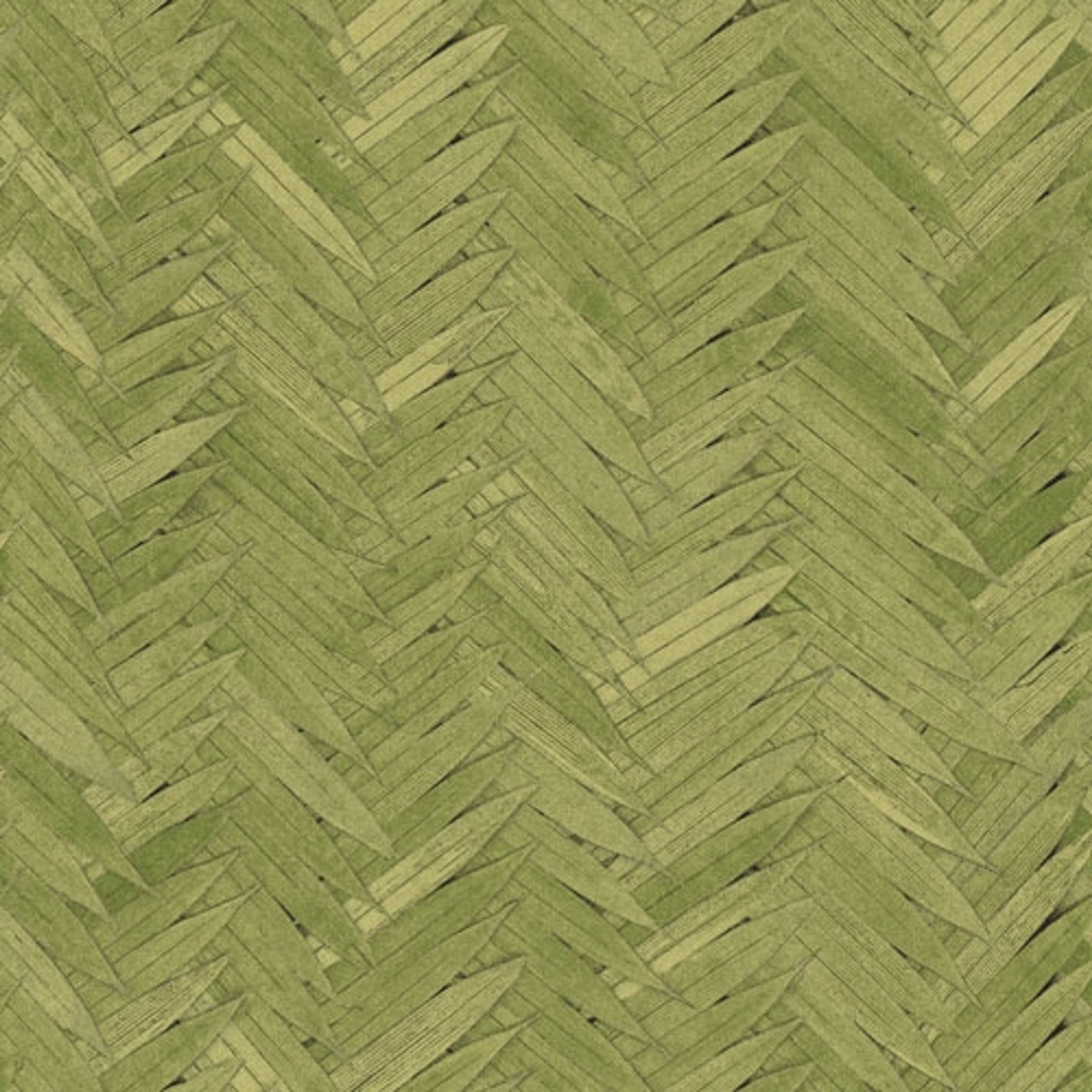 Essence greenery tapet med botaniskt mönster i grön. Från kollektionen lotus. Nonwoven-material med förskjuten passning.