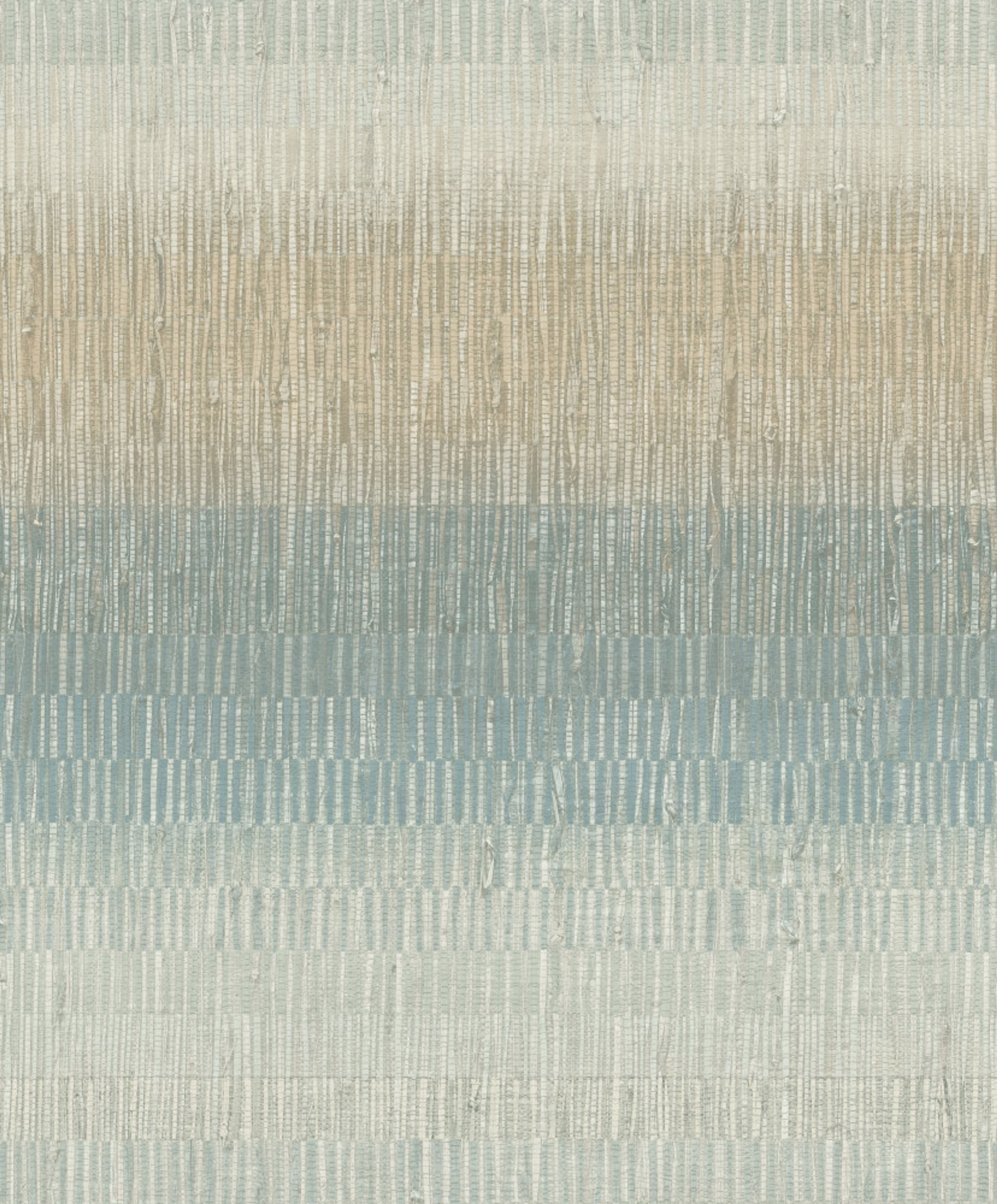 Malibu tapet med randigt mönster i grön och beige. Från kollektionen Malika. Nonwoven-material med rak passning. Passar i vardagsrum och matsal.