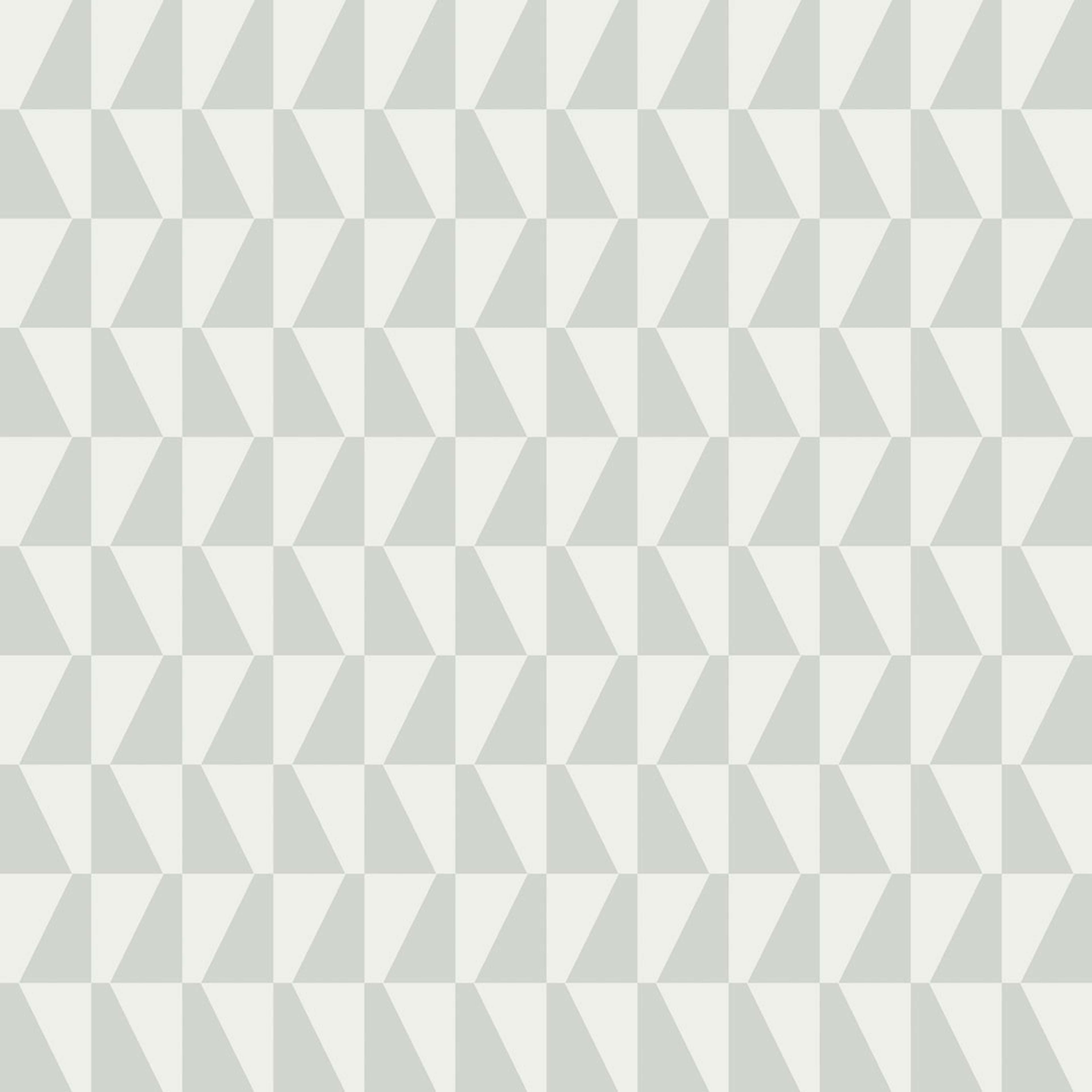 Trapez tapet från Boråstapeter med grafiskt, retro mönster i vit och grön. Från kollektionen Scandinavian Designers II. Nonwoven-material med rak passning. Vintage-stil.