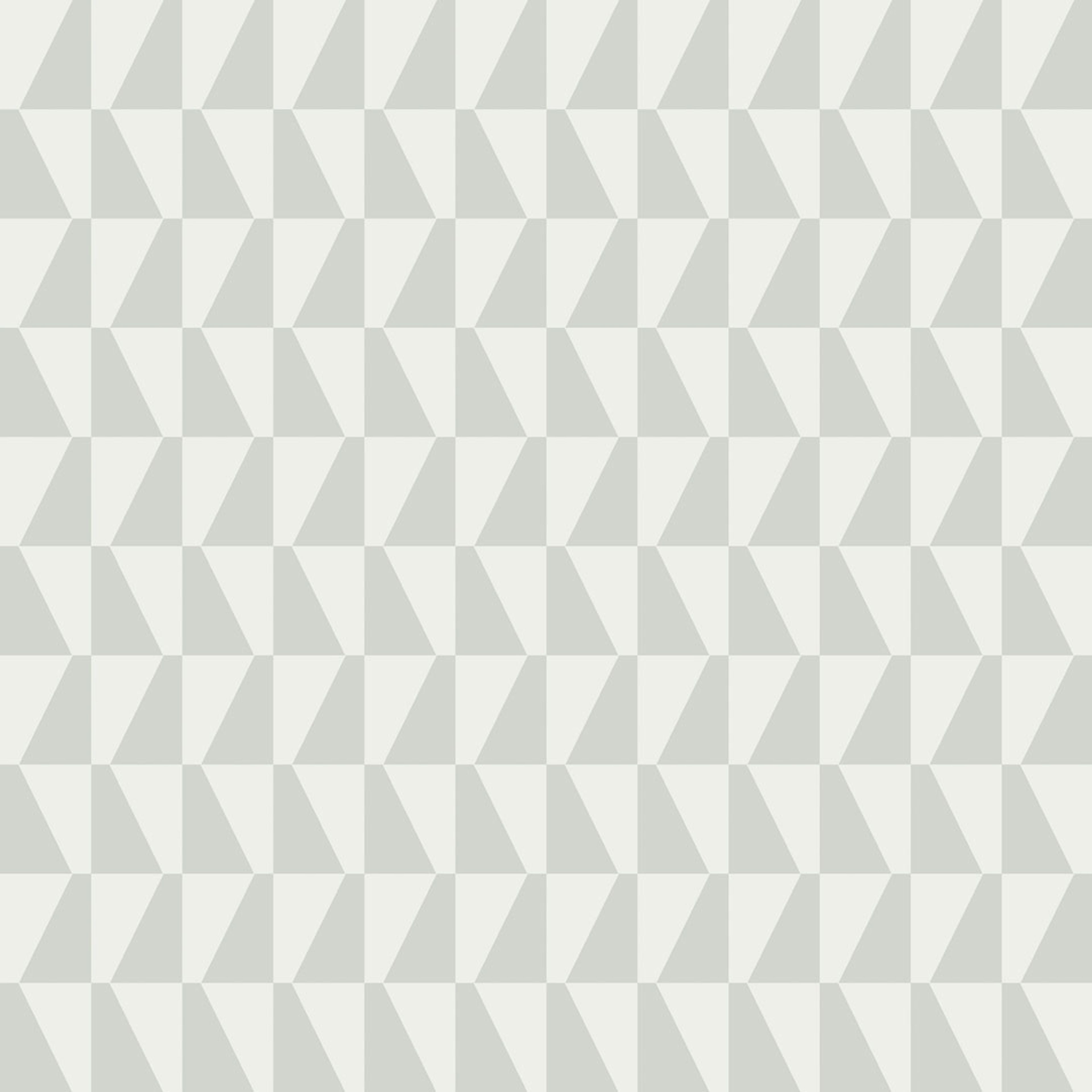 Trapez tapet från Boråstapeter med grafiskt, retro mönster i vit och grön. Från kollektionen Scandinavian Designers II. Nonwoven-material med rak passning. Vintage-stil.