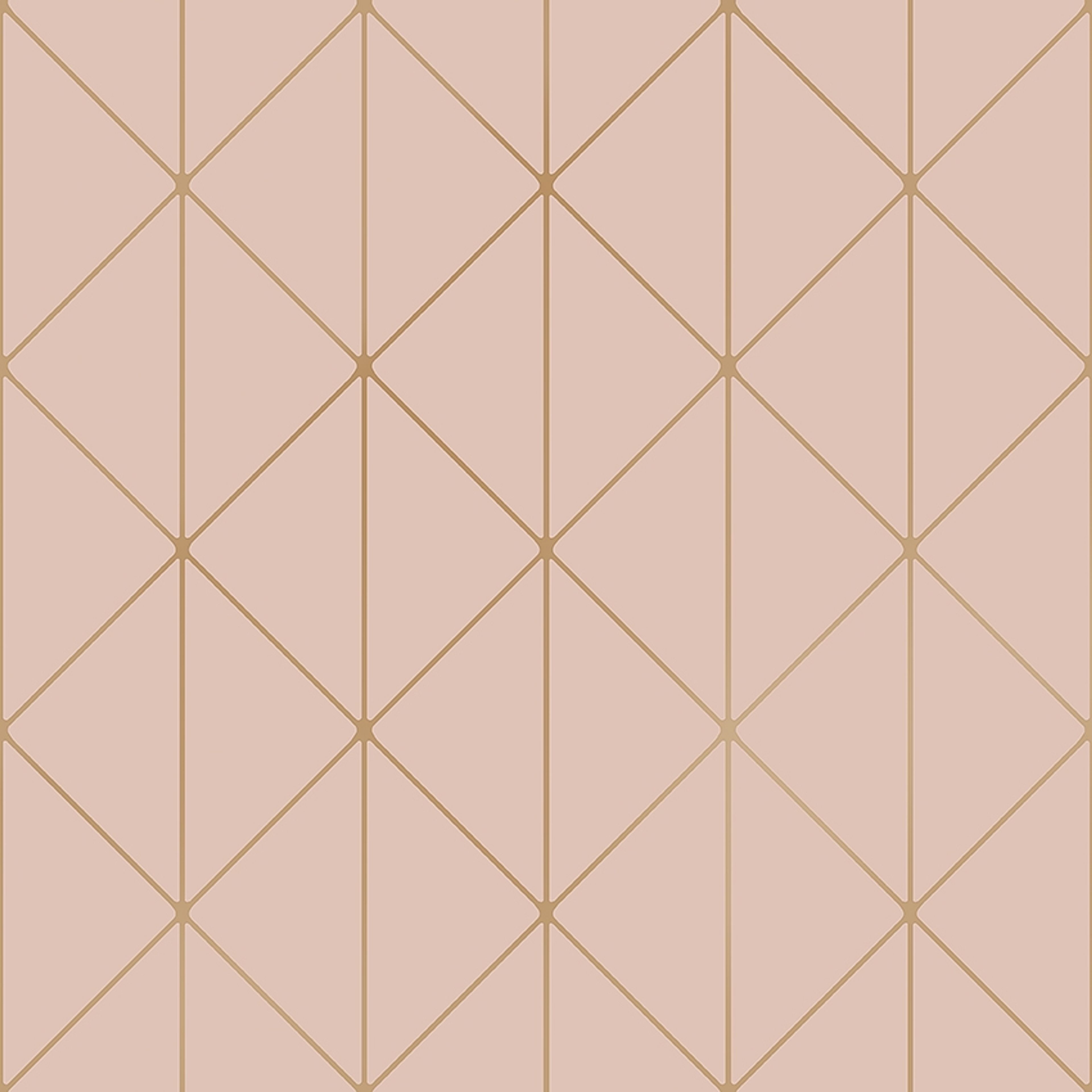 Diamonds rosa, tapet tapet med grafiskt mönster i rosa. Från kollektionen Graphics. Nonwoven-material med rak passning. Passar i vardagsrum.