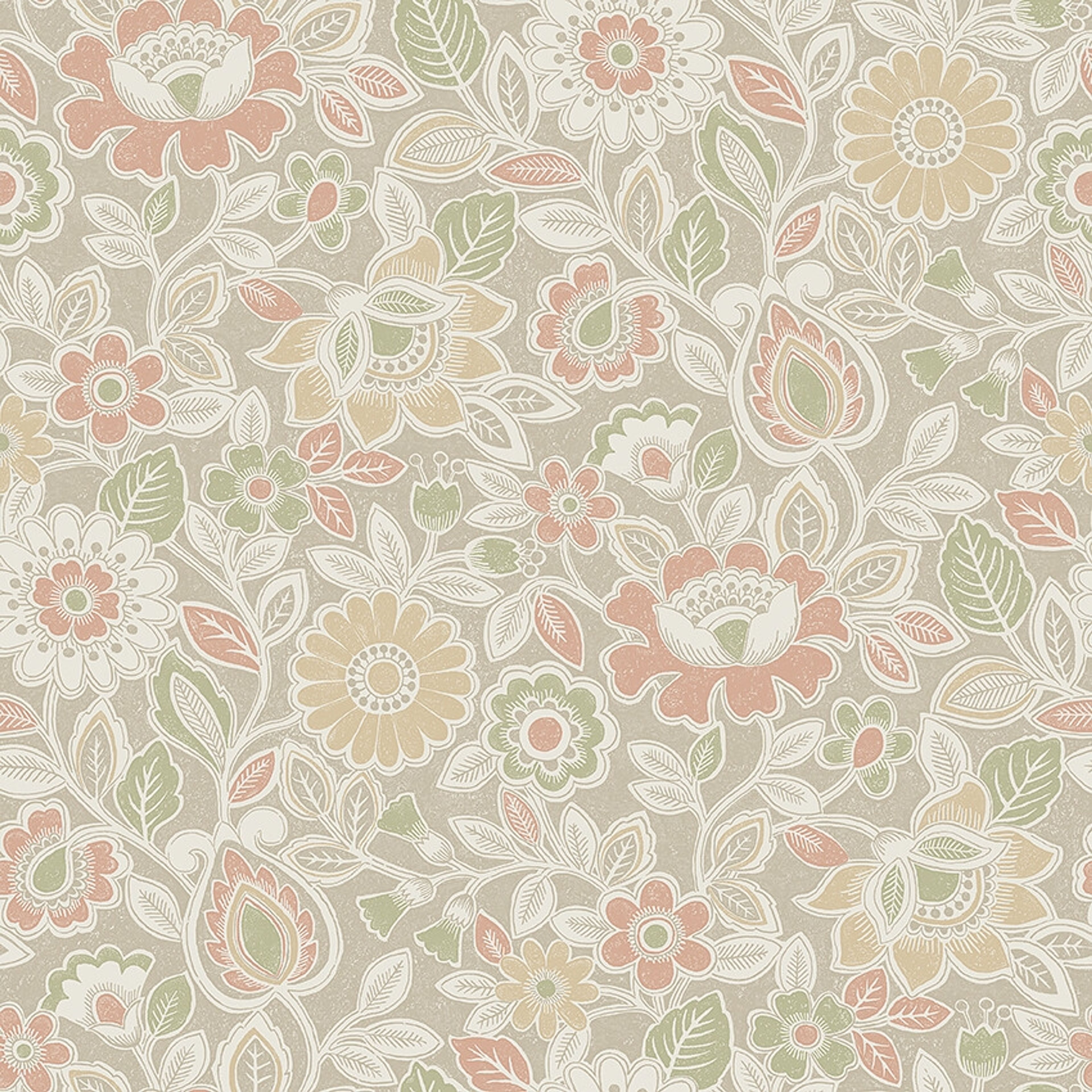 Sonja 38761, tapet tapet med blommigt mönster. Från kollektionen Borosan Hem. Nonwoven-material med rak passning.