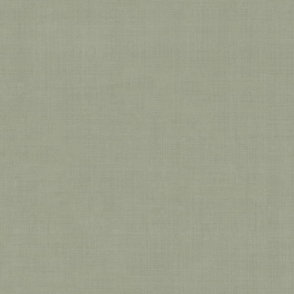 Jute grågrön, tapet tapet enfärgad i grå och grön. Från kollektionen Sommaräng. Nonwoven-material.