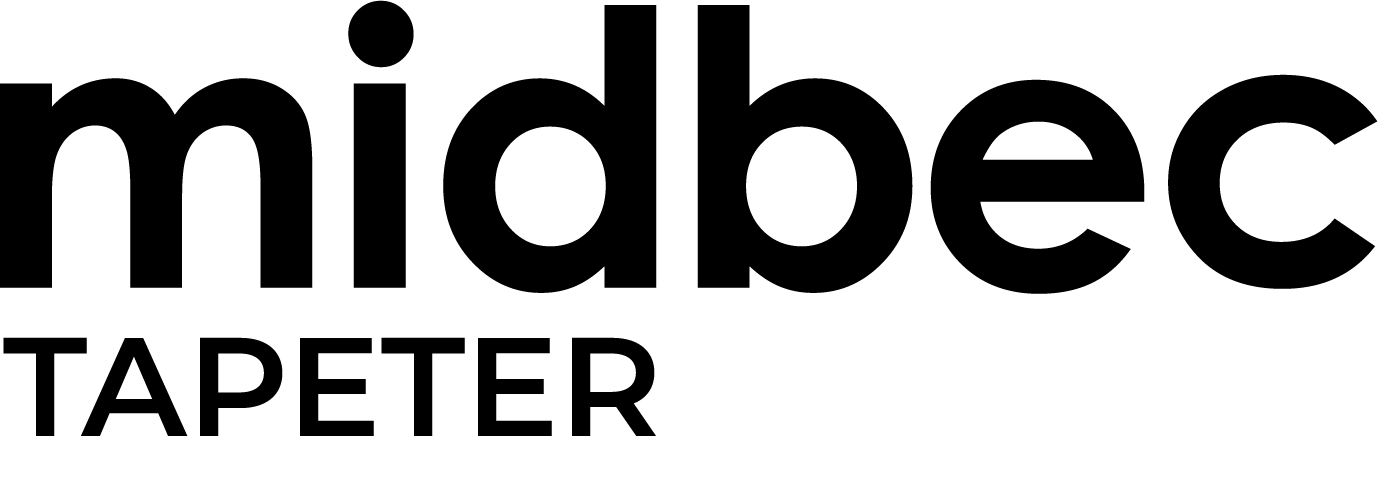 Midbec logo tapeter wallpaper colorama