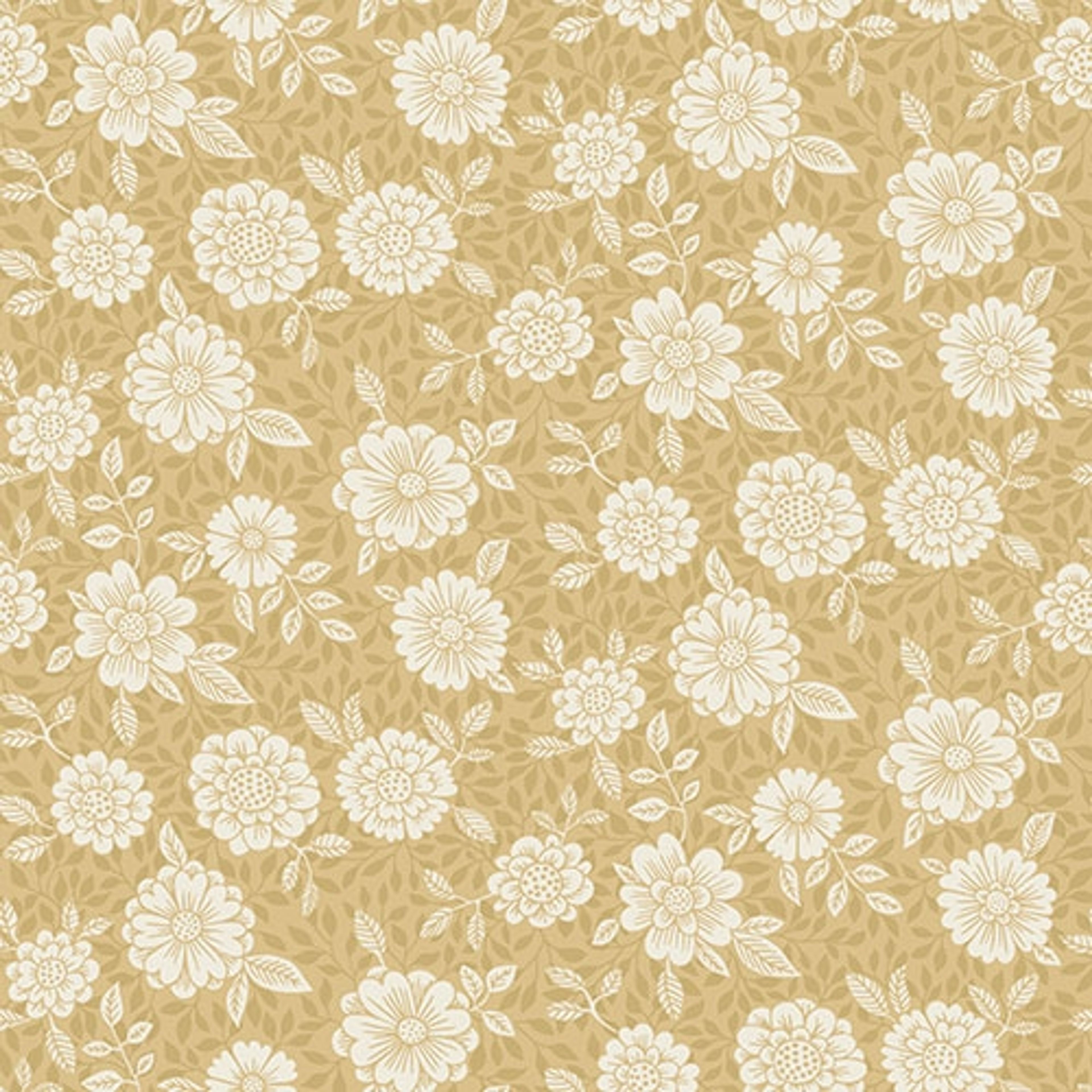 Lizette tapet med blommigt mönster i brun. Från kollektionen skogsgläntan. Nonwoven-material med rak passning. Passar i vardagsrum, sovrum och matsal.