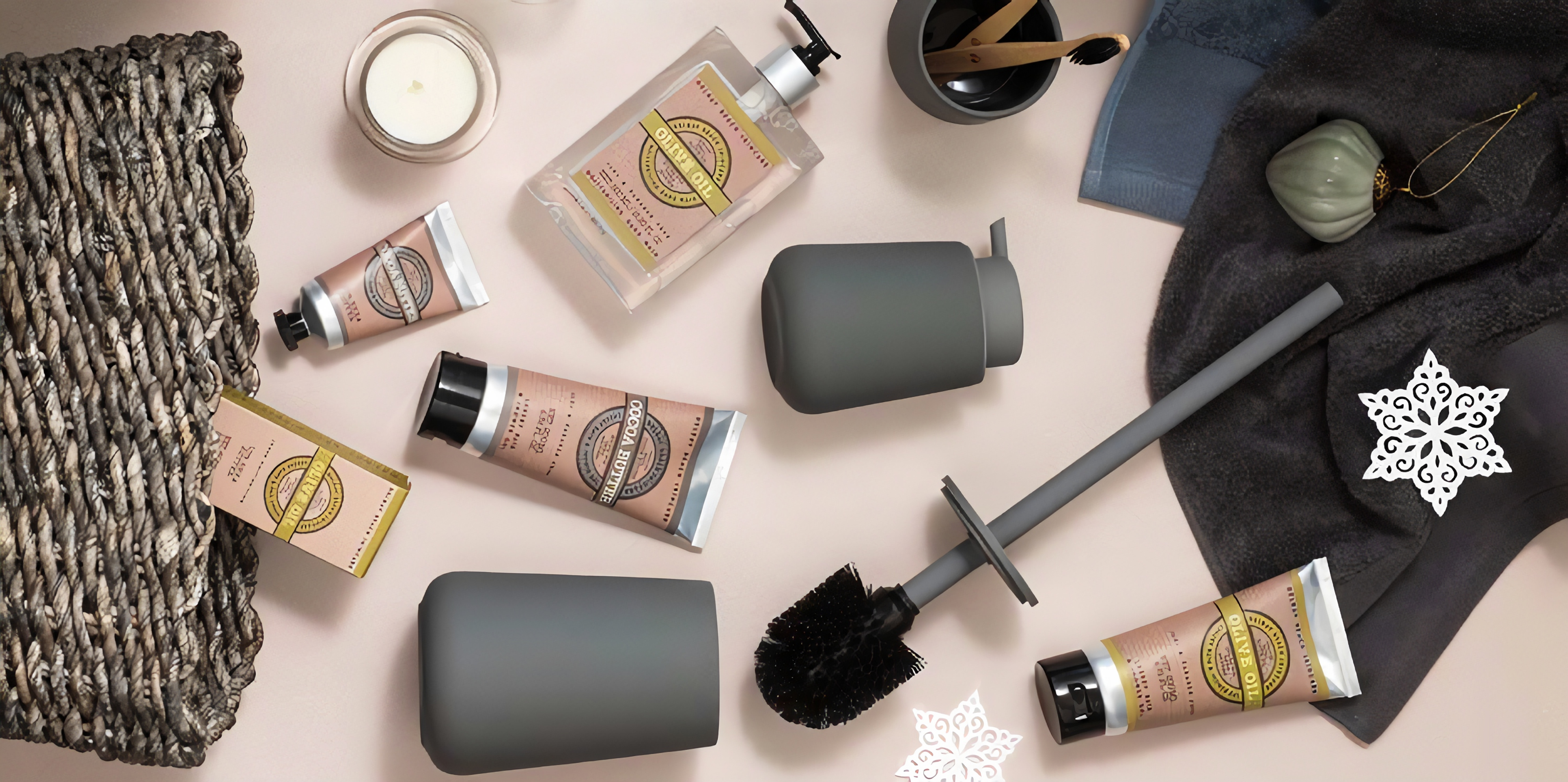 Velværeprodukter og baderomstilbehør til jul