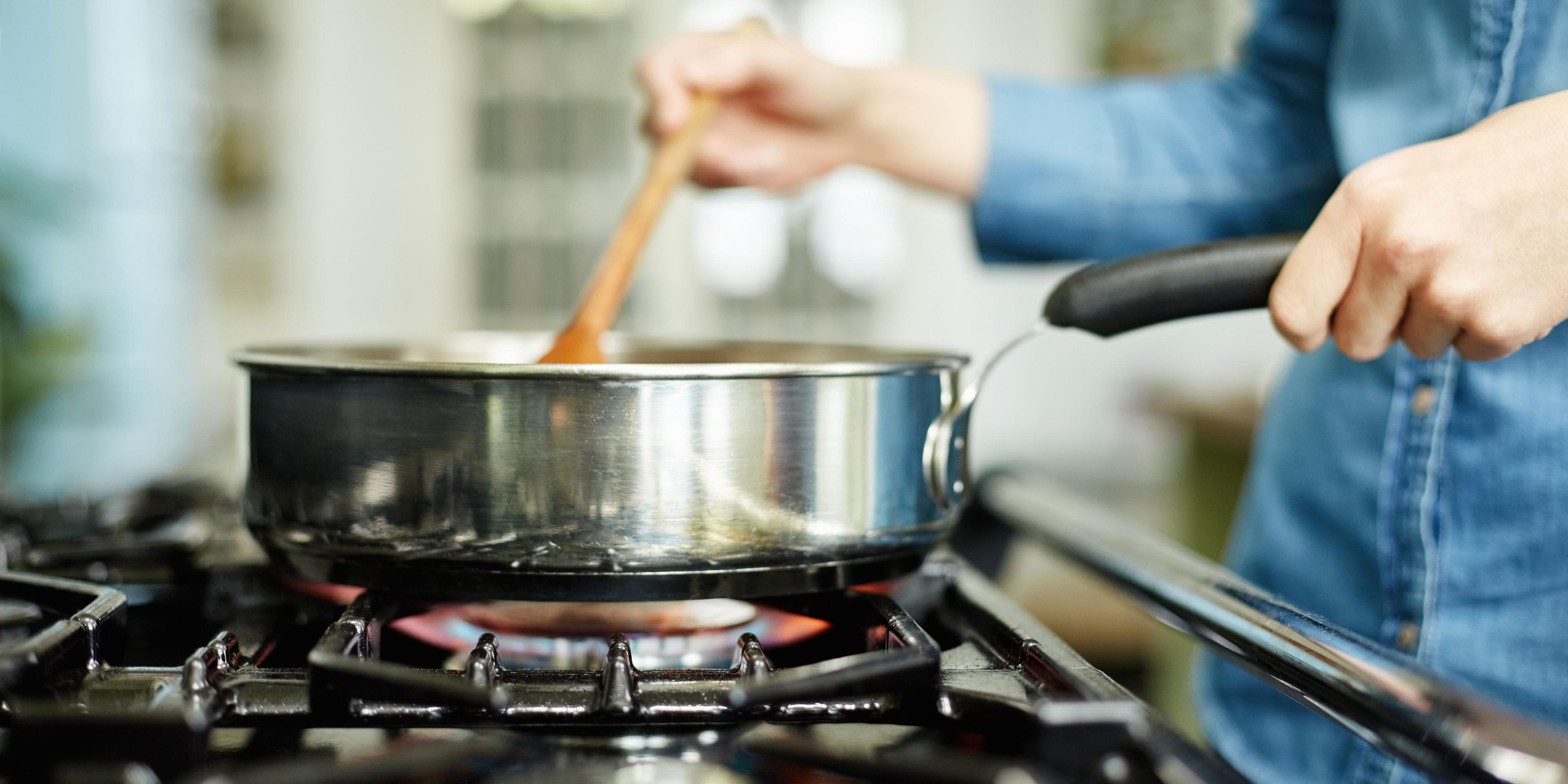 Hyttekjøkken uten strøm med gassovn