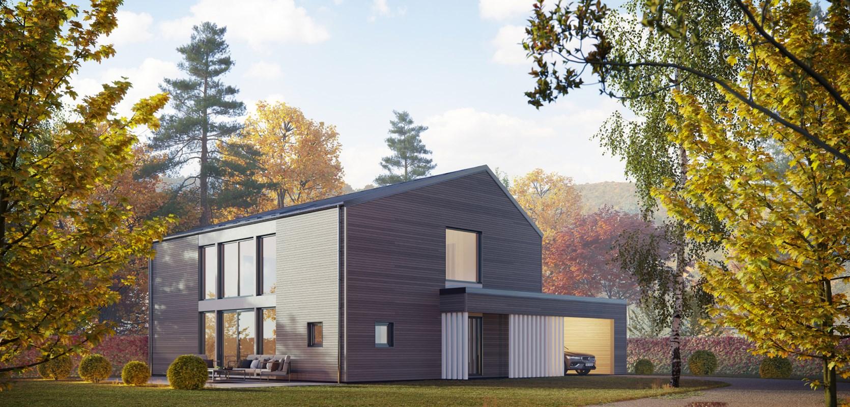 Moderne huset Byåsen fra Mesterhus