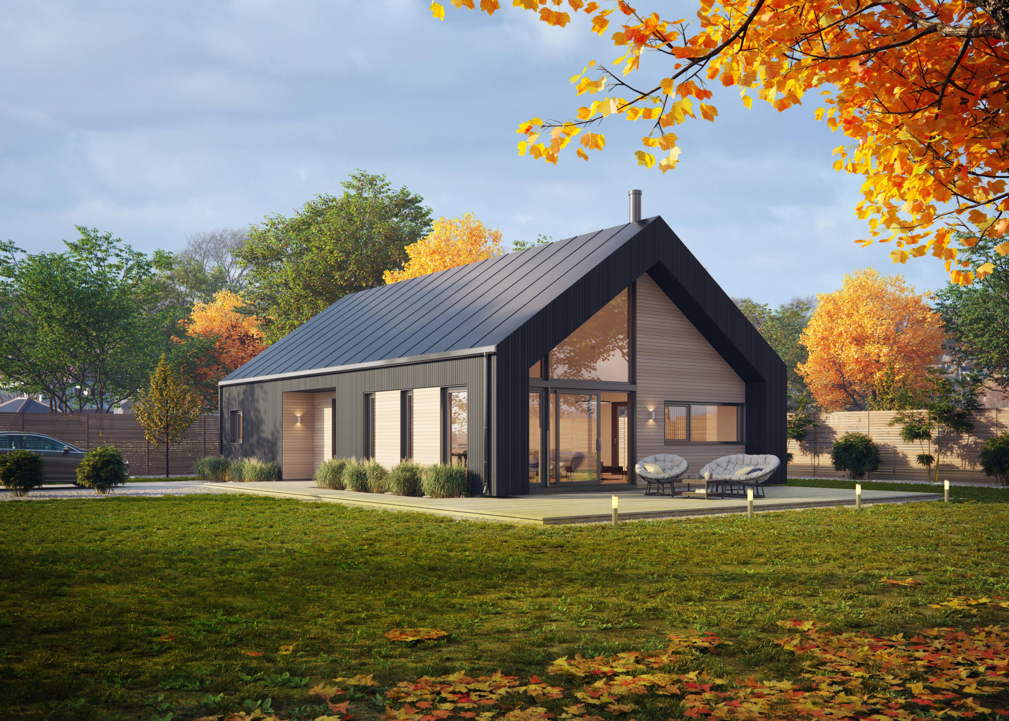 Eneboligen Strand fra Mesterhus er et moderne hus