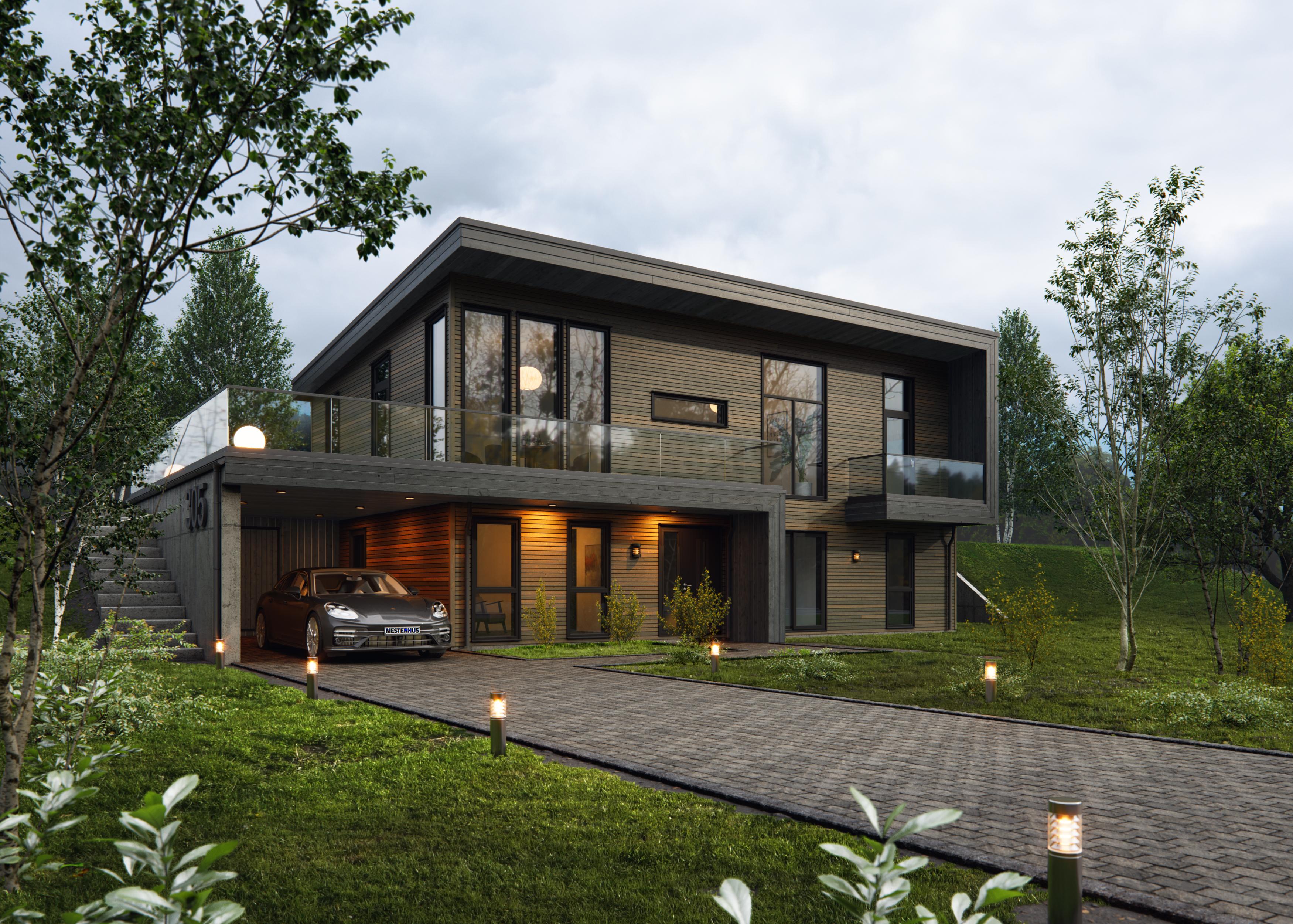 Den populære husmodellen, Signatur 305, kan tilpasses akkurat dine behov og ønsker!