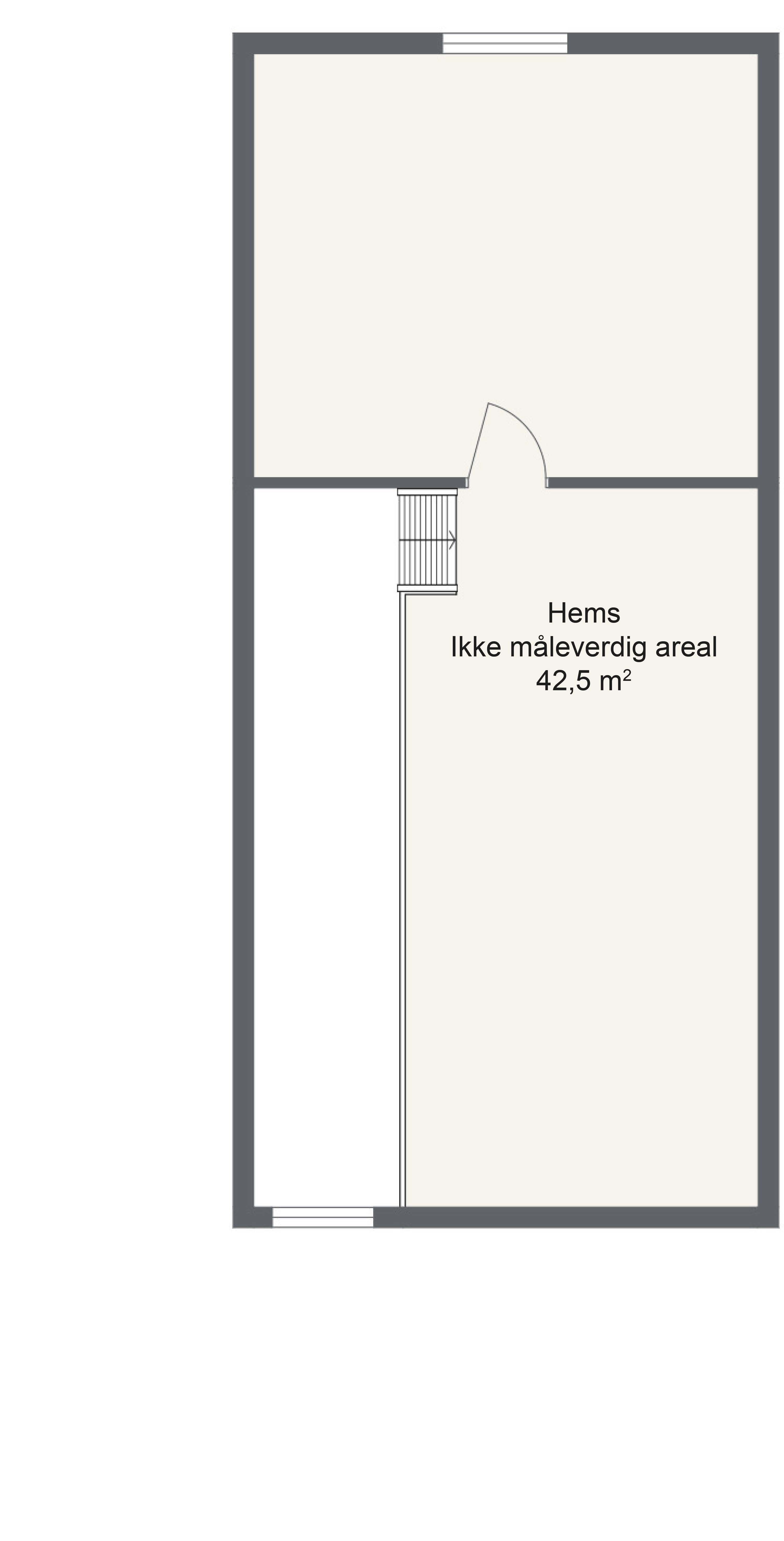 Plantegning 2. ETG — Mesterhus Gimre