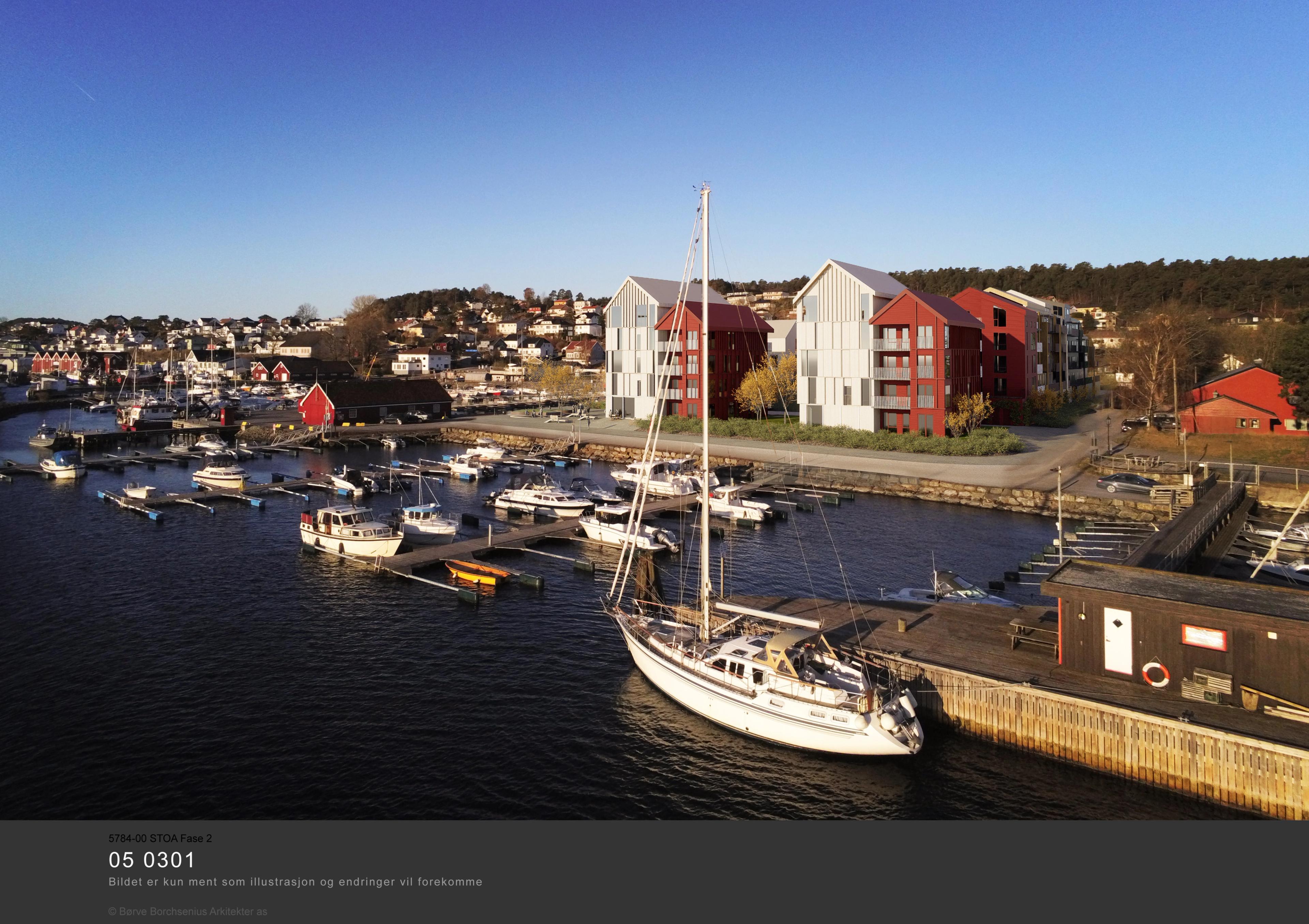 Prosjektet sett fra nordøst.