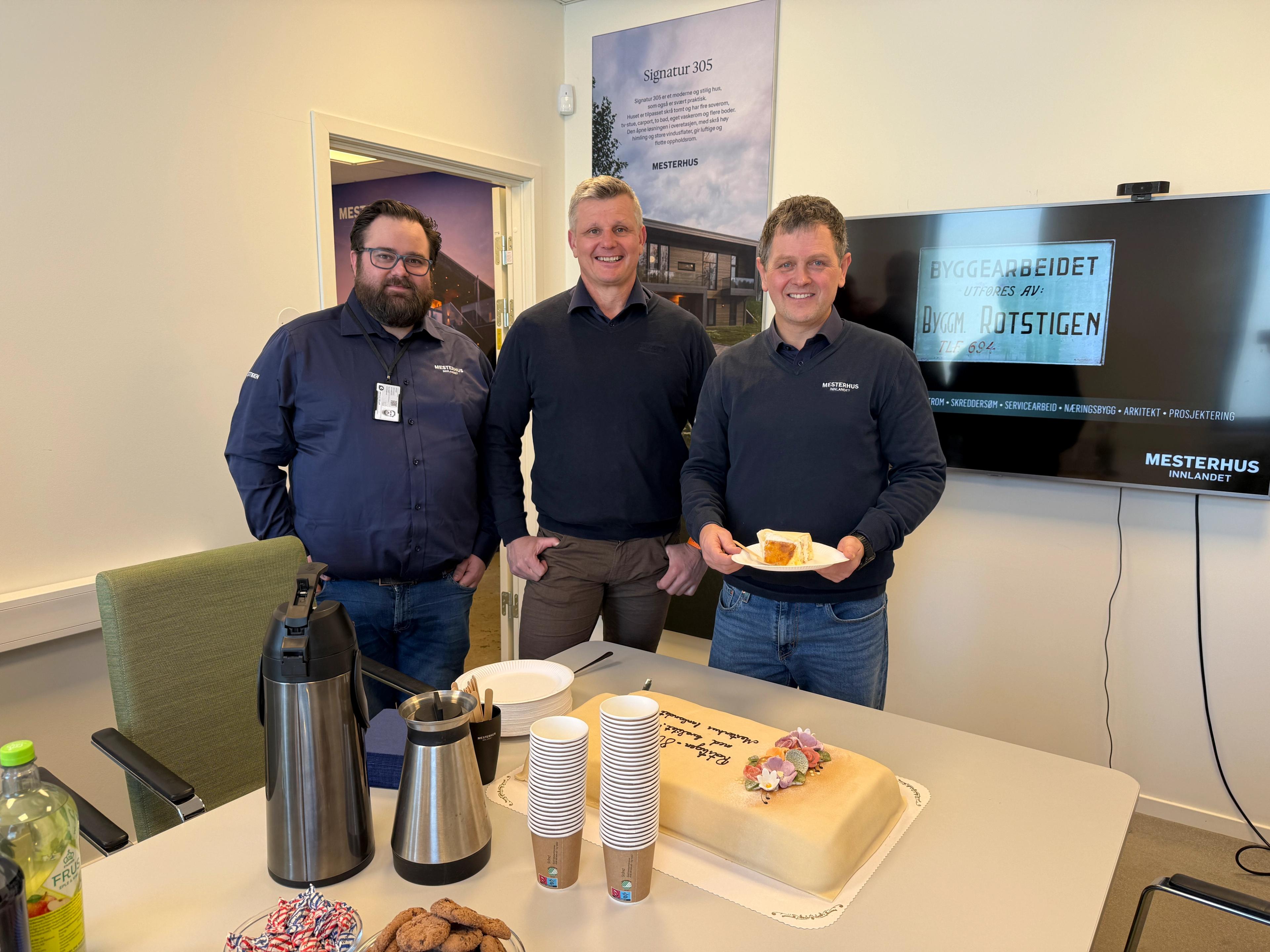 Anders, Bjørn Åge og Terje