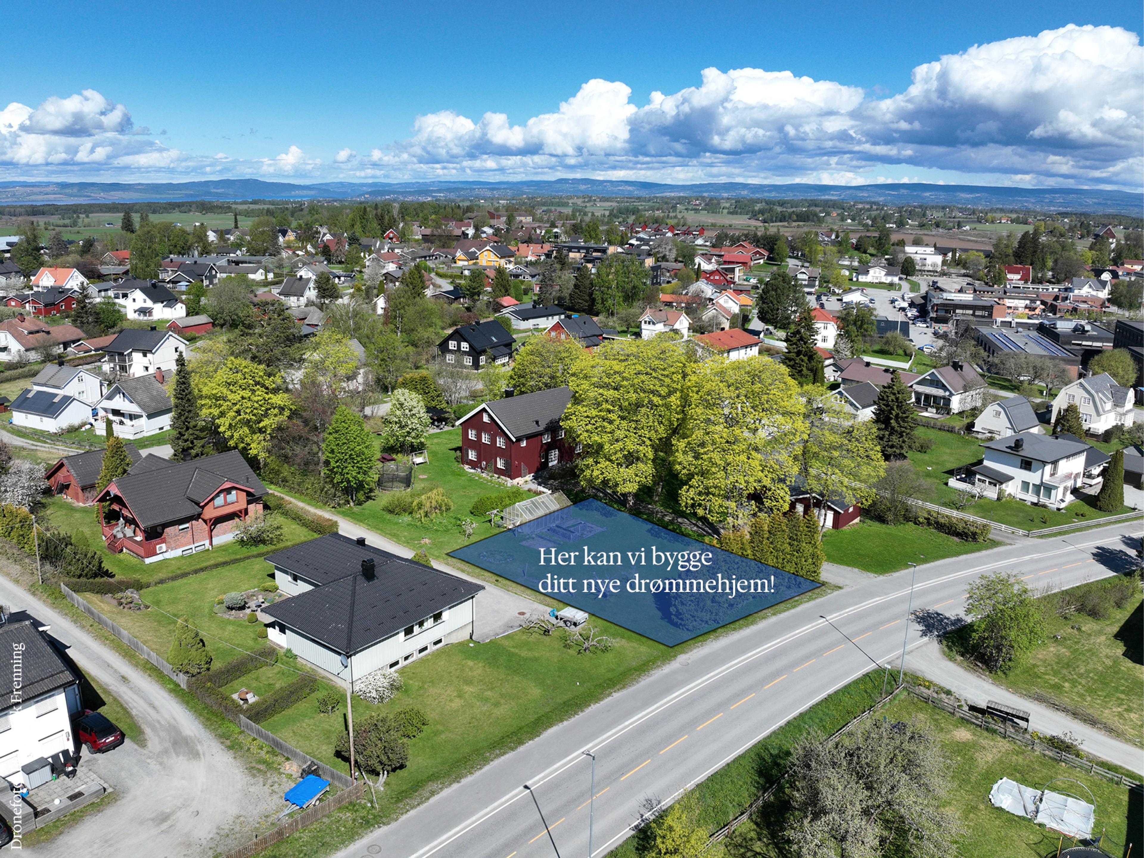 bilde av eneboligtomt