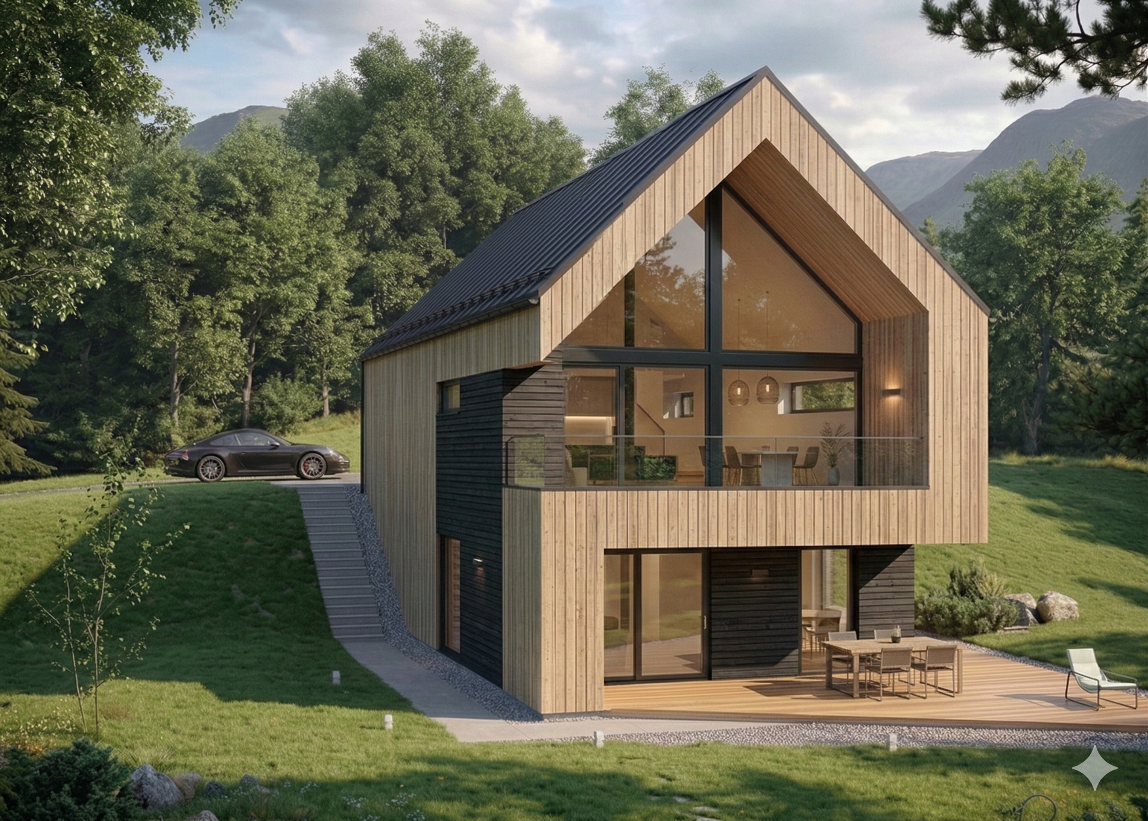 Mesterhus Alta skrå tomt