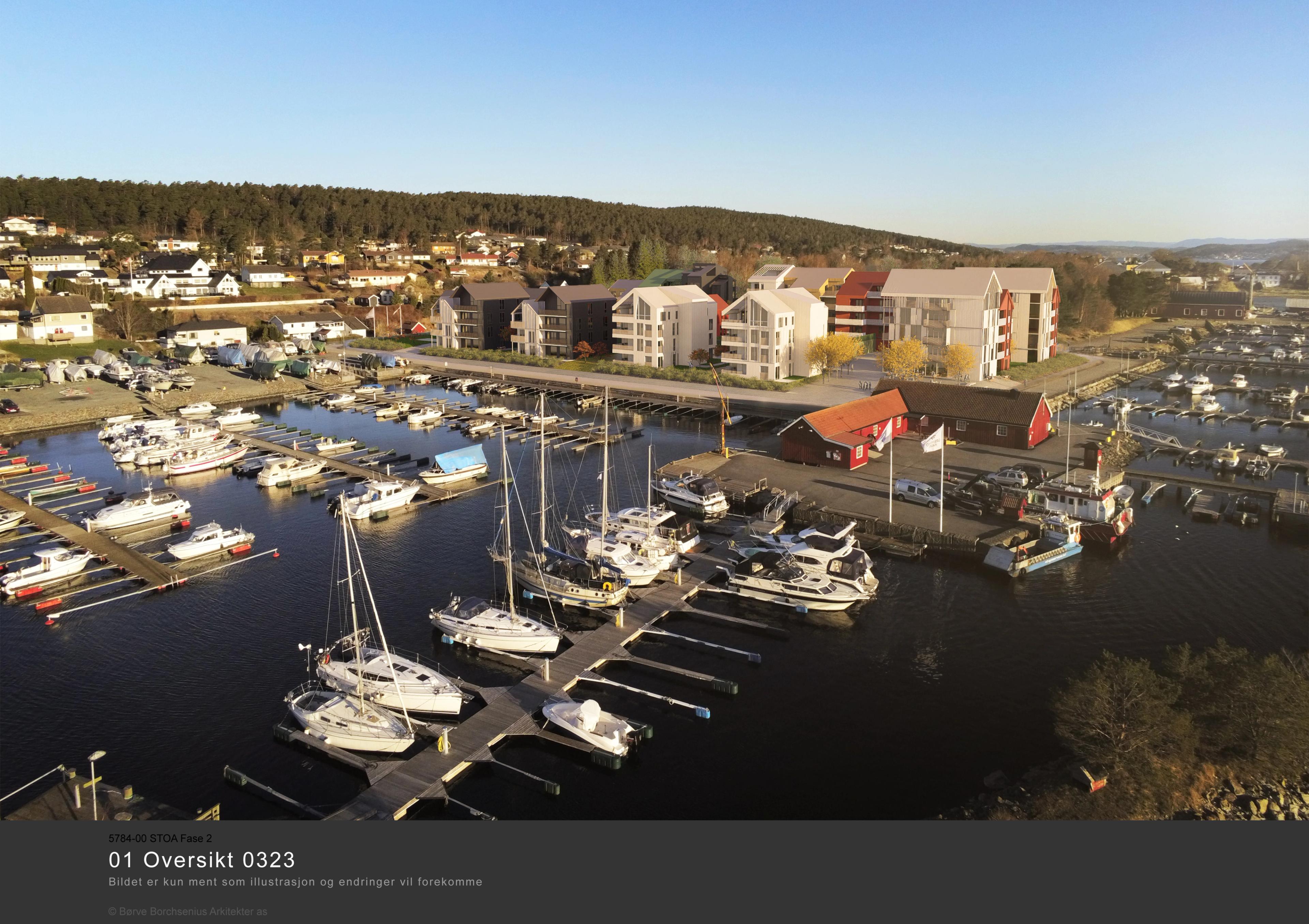 Prosjektet sett fra sydøst.