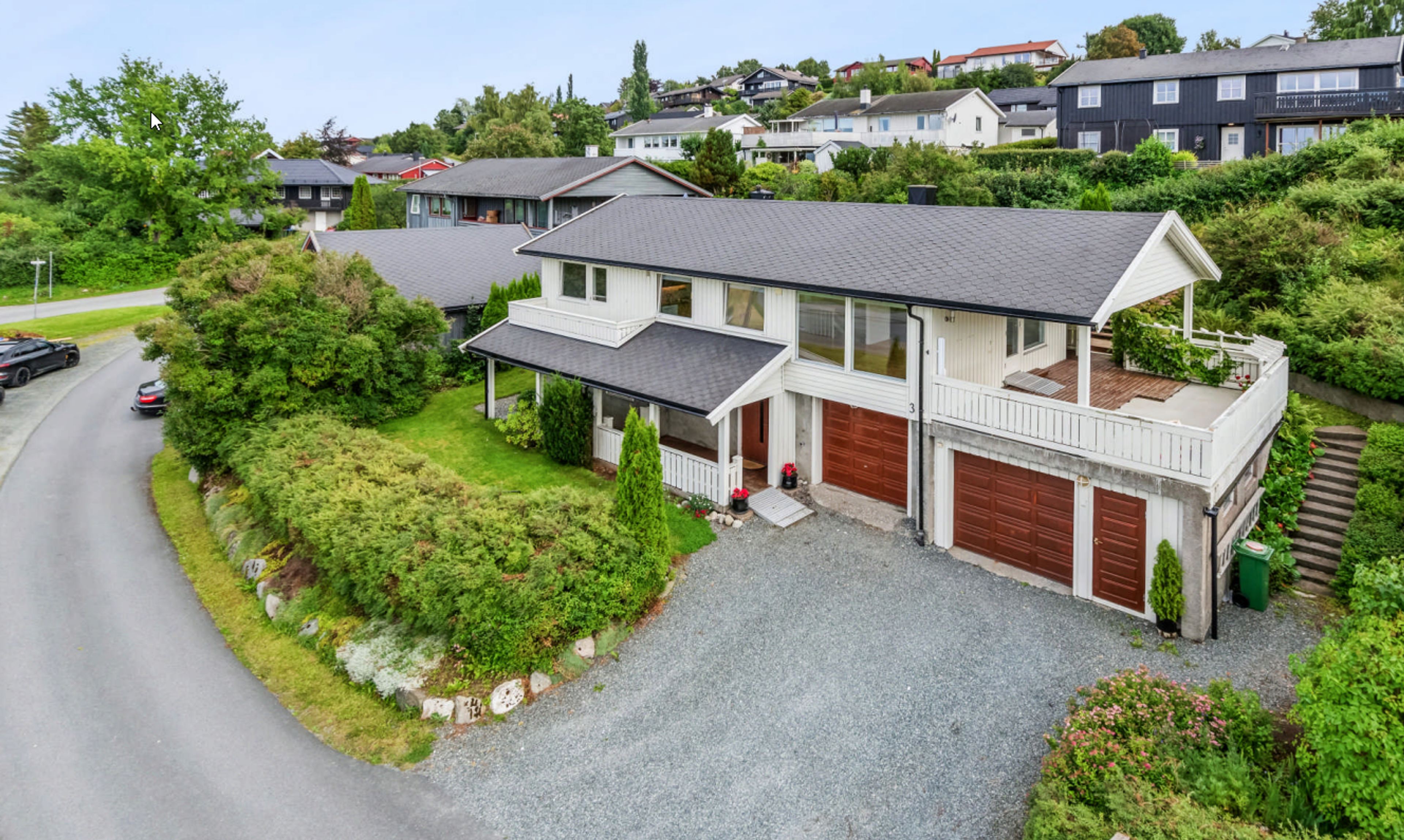 Fasade før rehabilitering