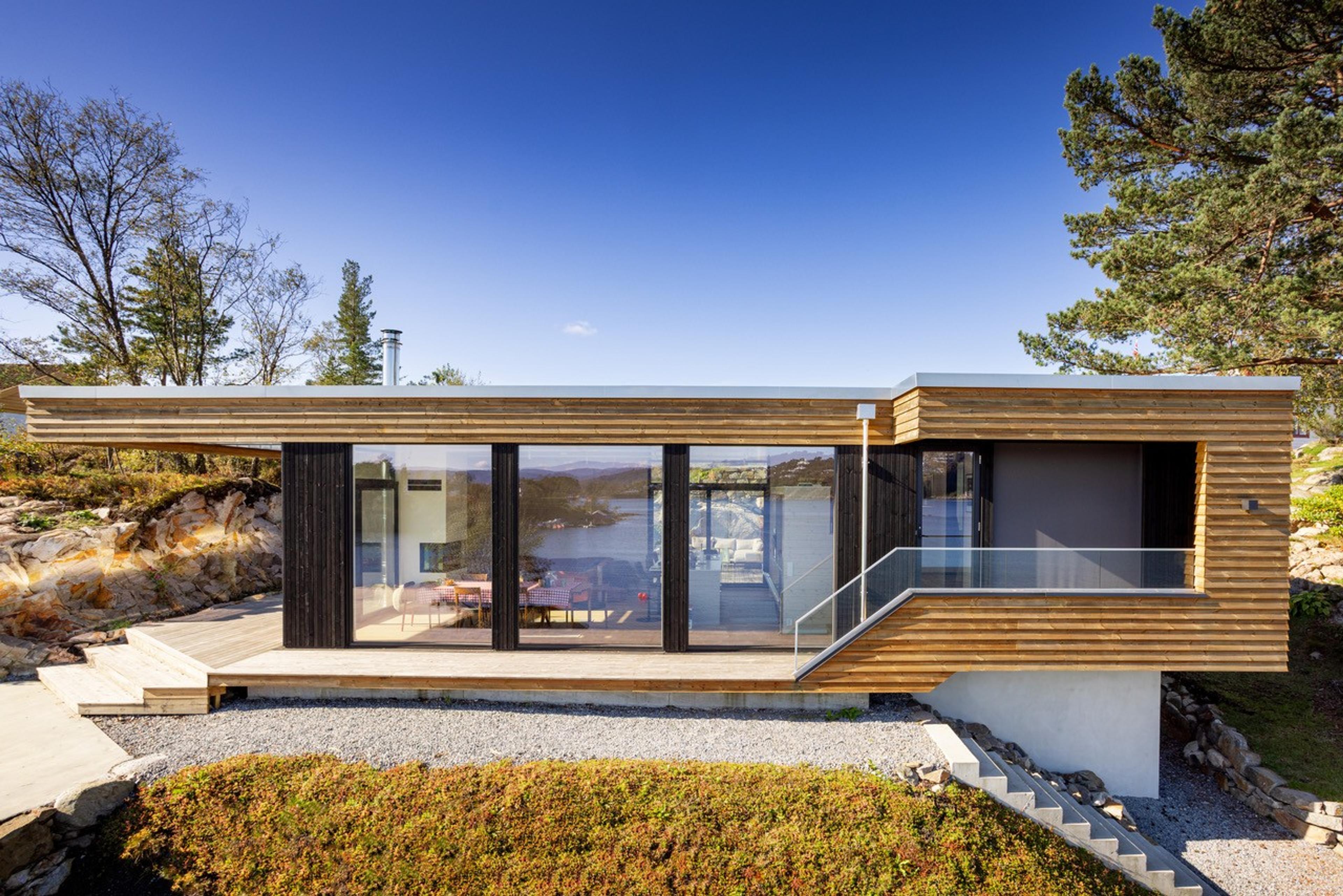 Noderne og gjennomført hytte