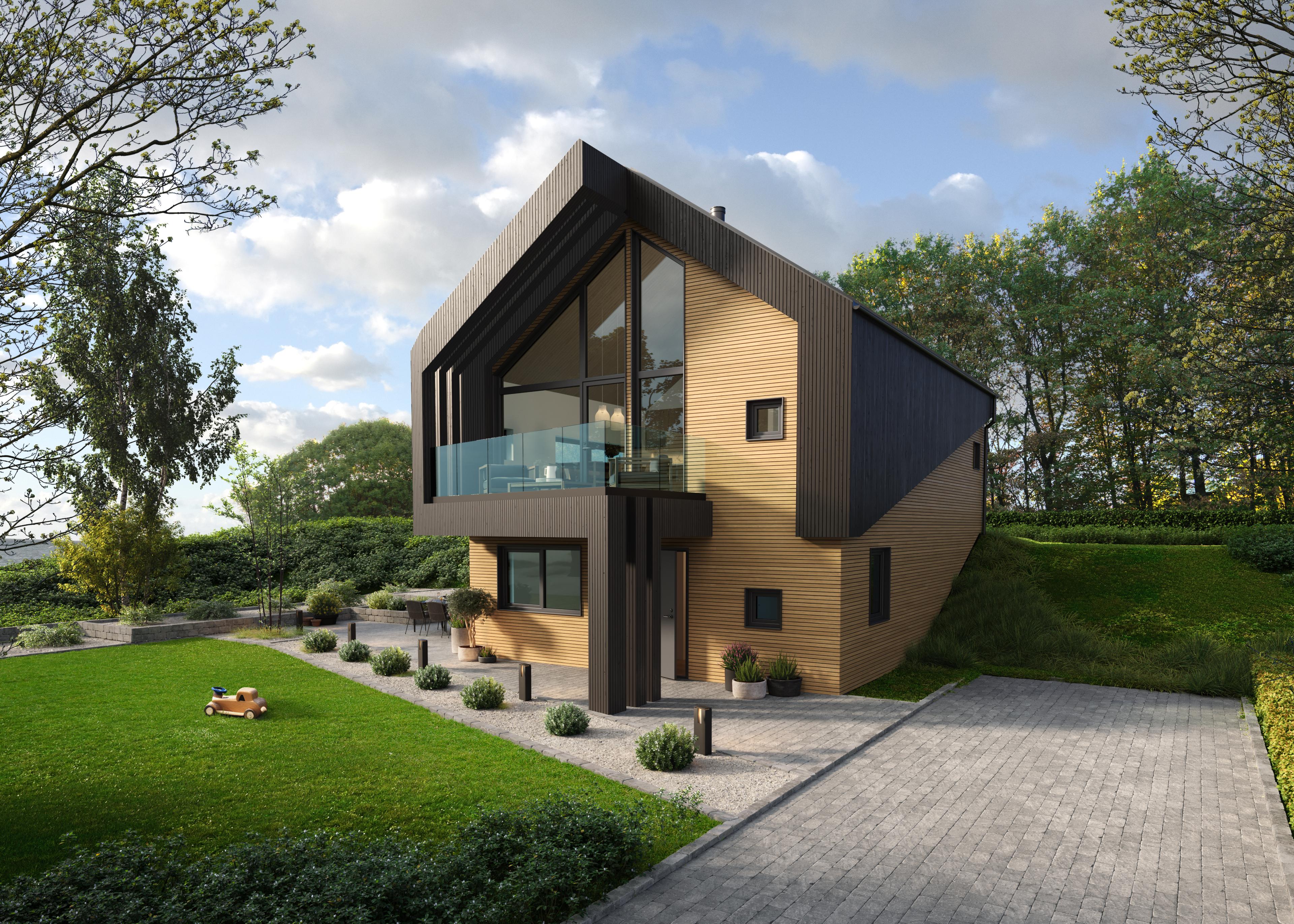 Mesterhus Form 3.0 - arealeffektivt, fleksibelt og moderne hus med mange muligheter