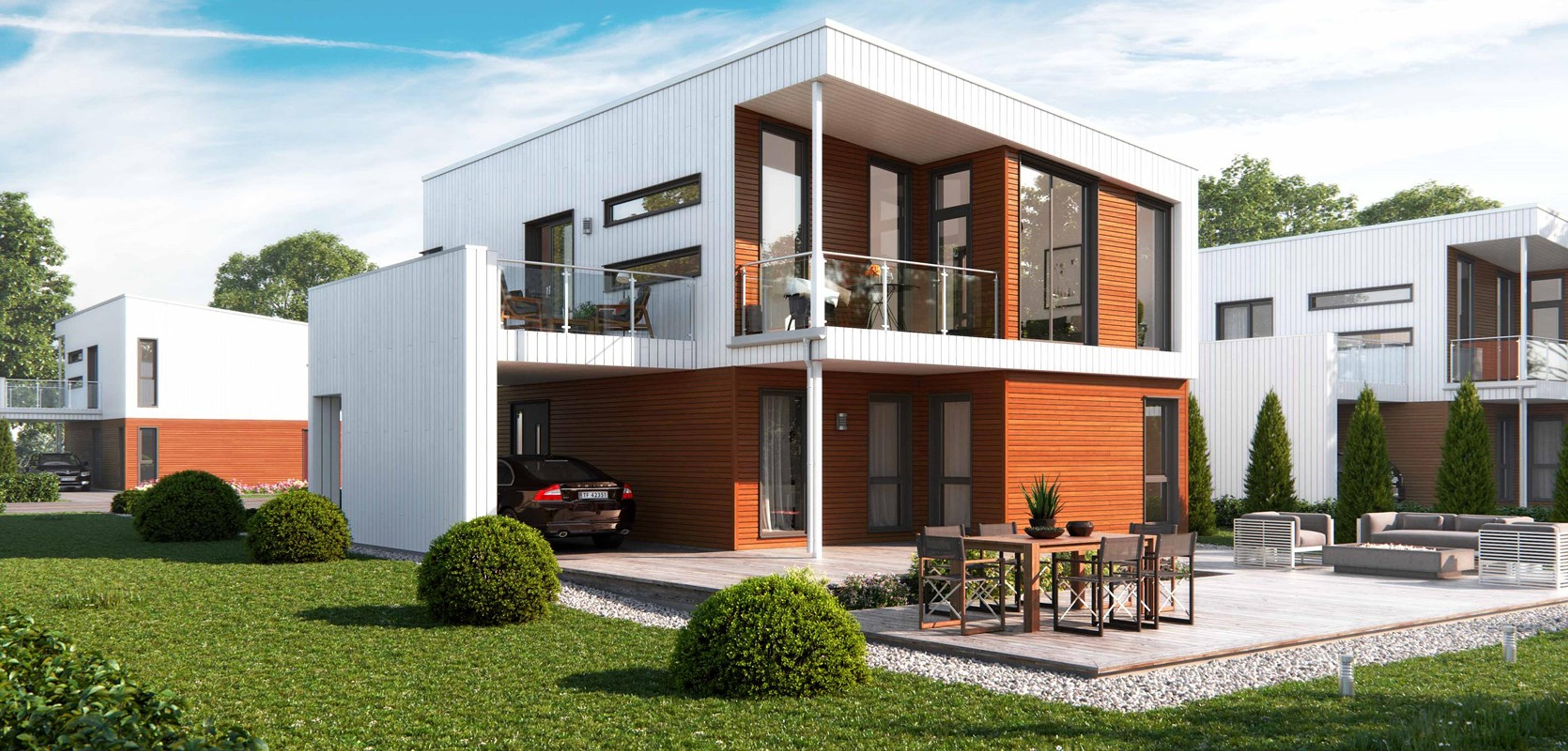 Signatur 303 - moderne hus