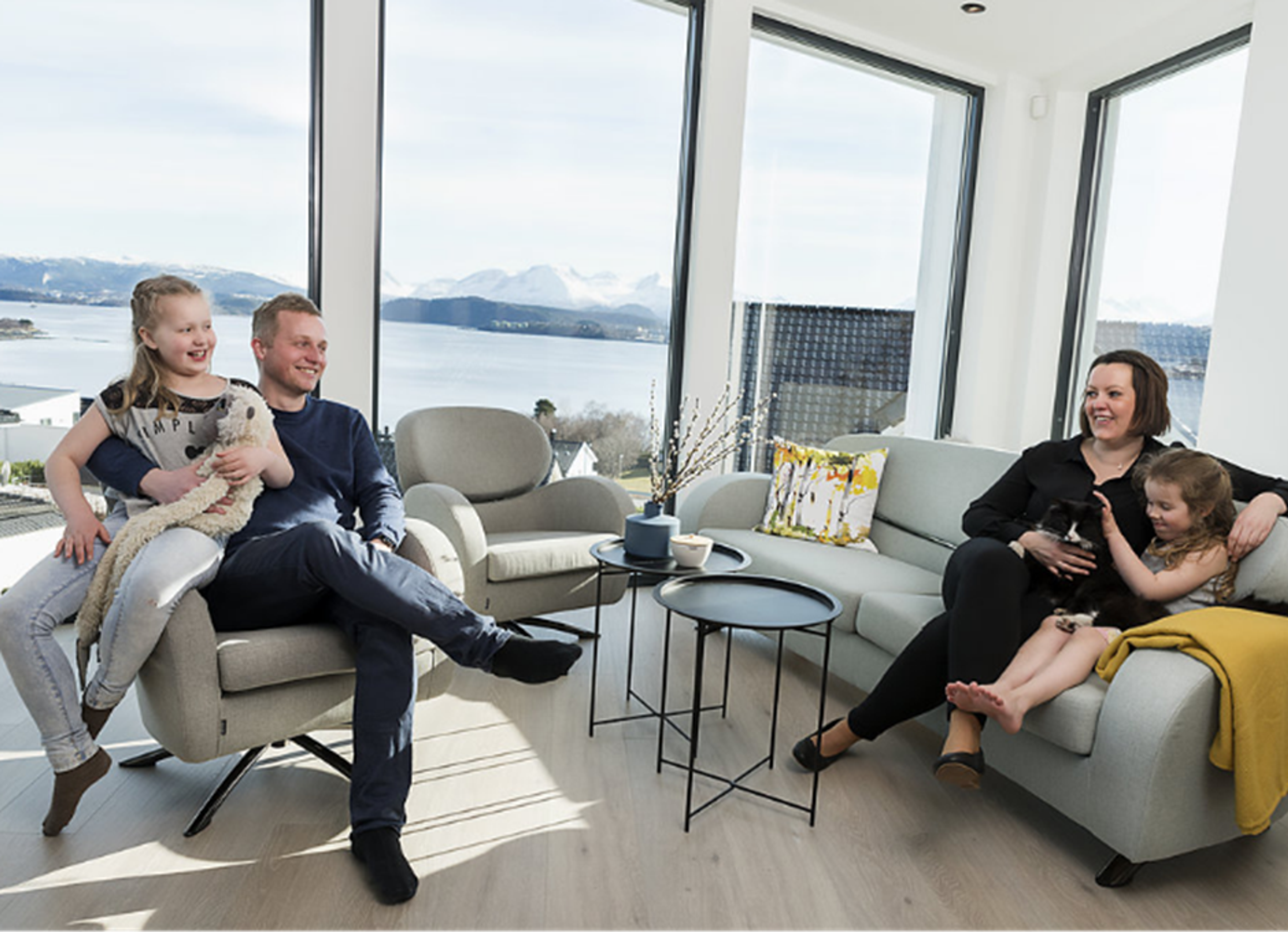 Deilig å være på plass - Bilde av familien