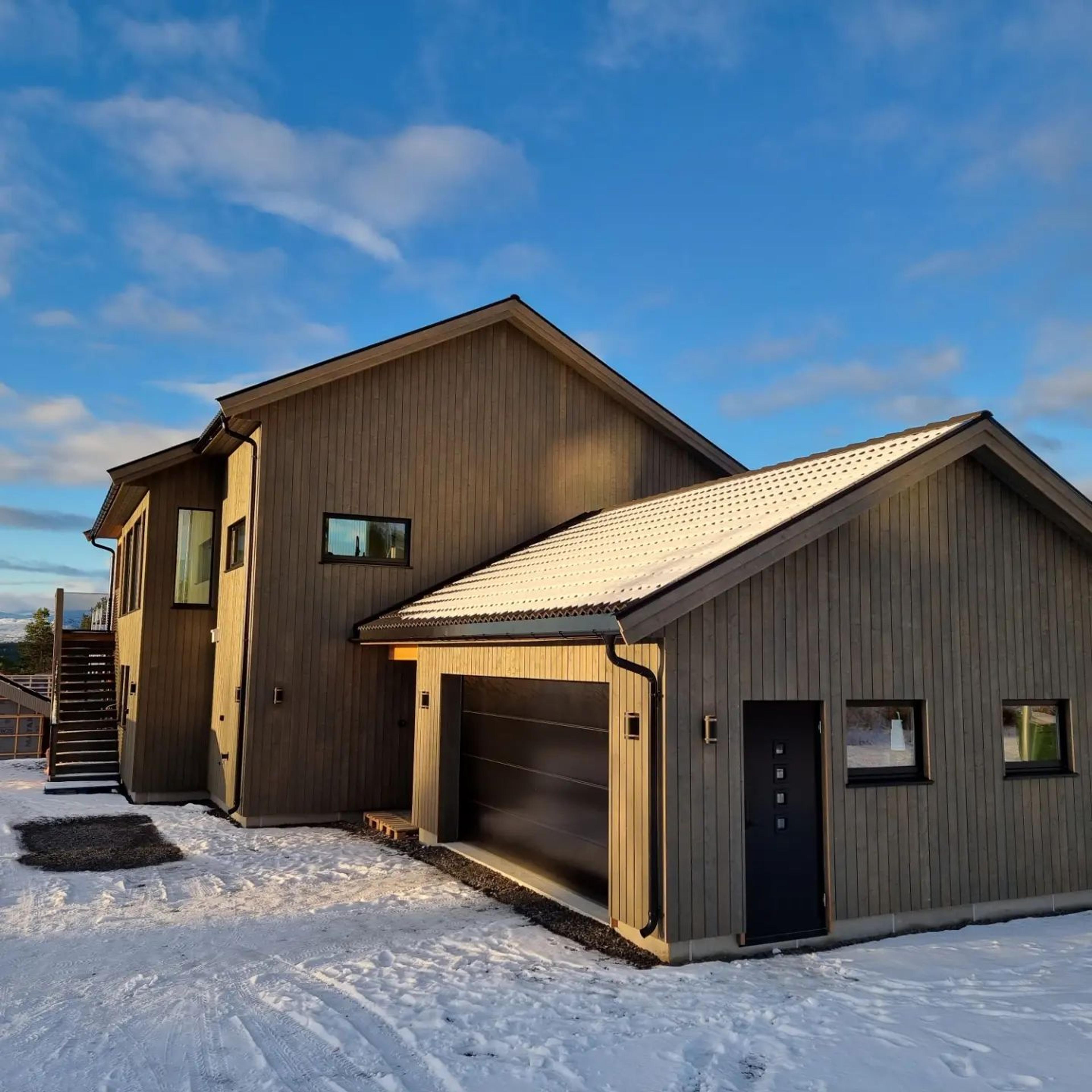 Hus bygget av Glenne Bygg AS