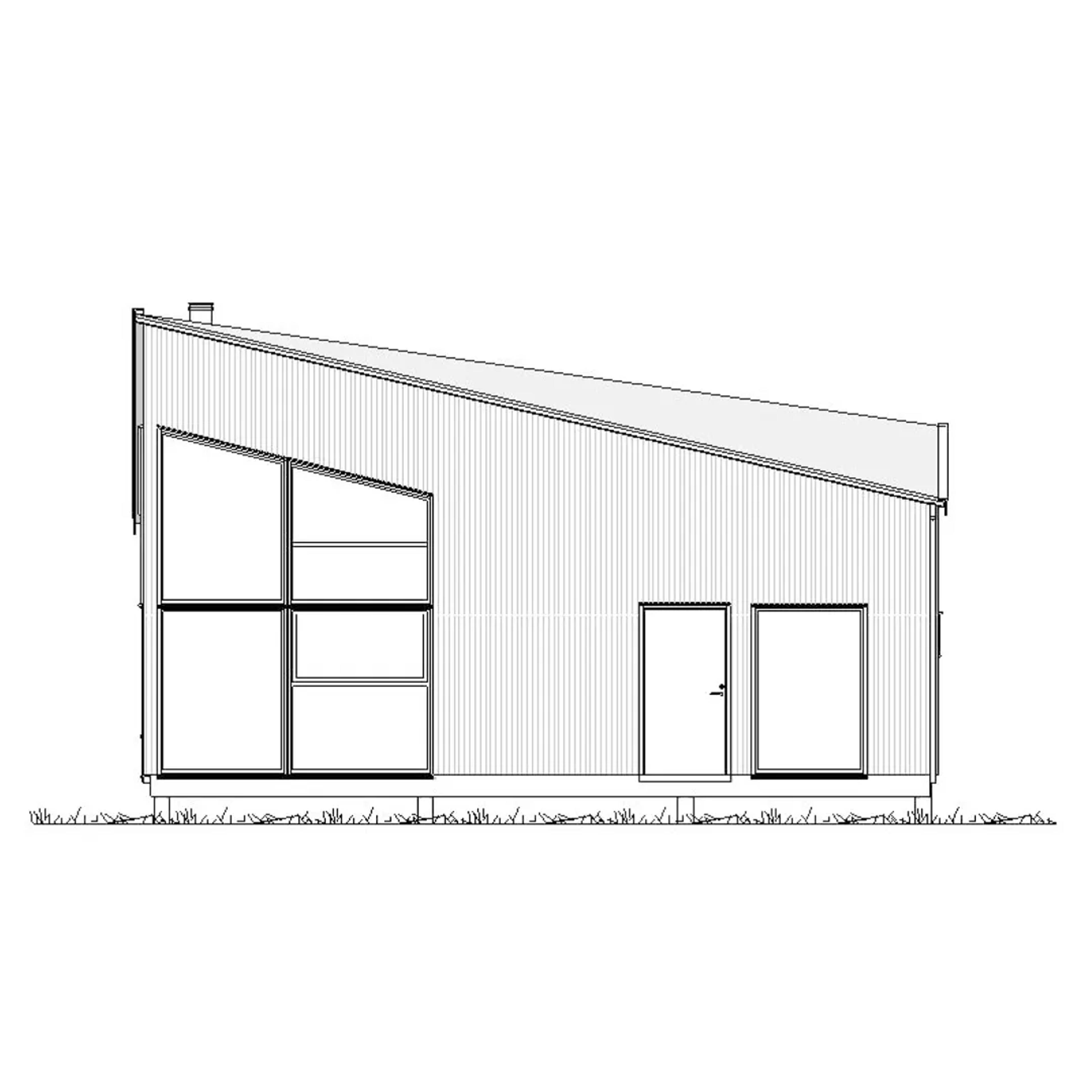 Hamarøy - fasadetegning 2