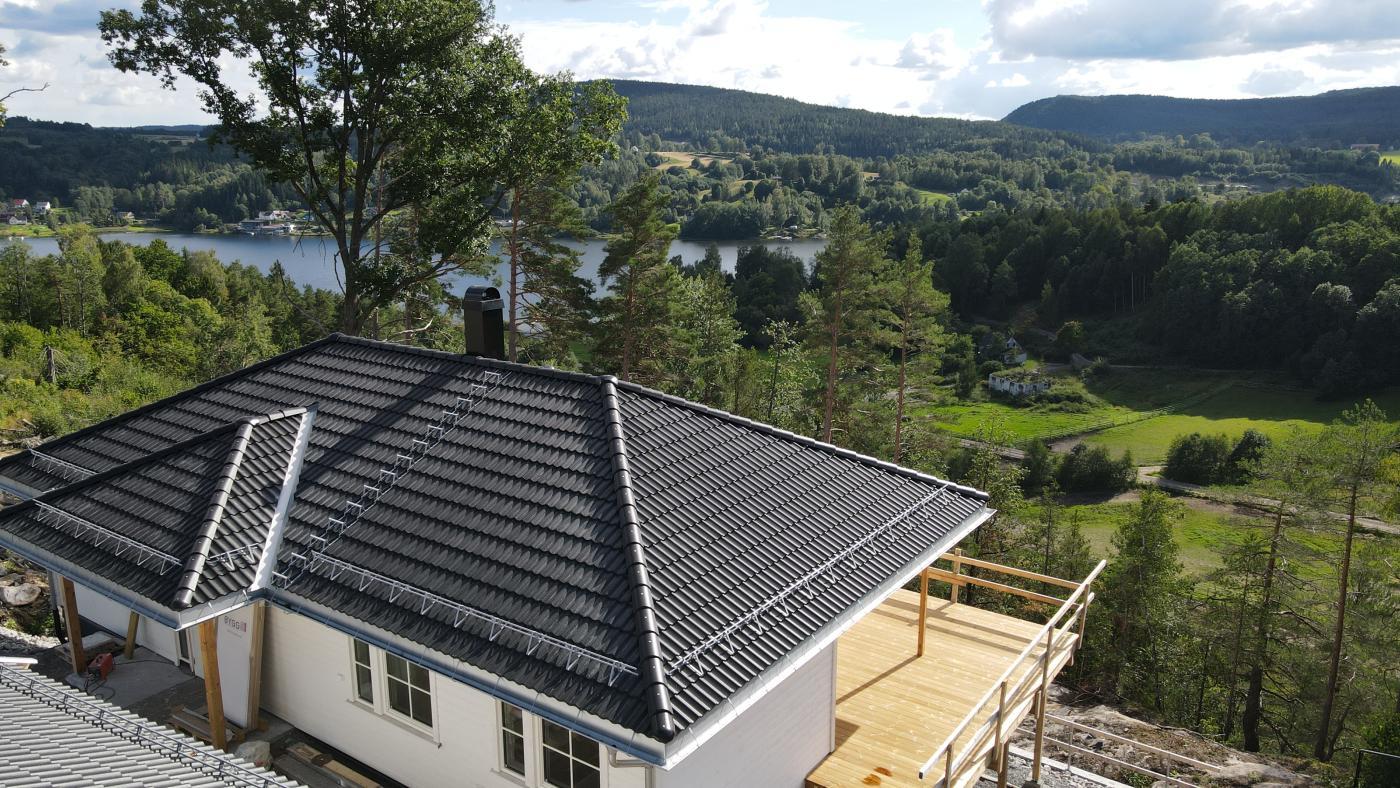 Enebolig fra Nordbohus med flott utsikt