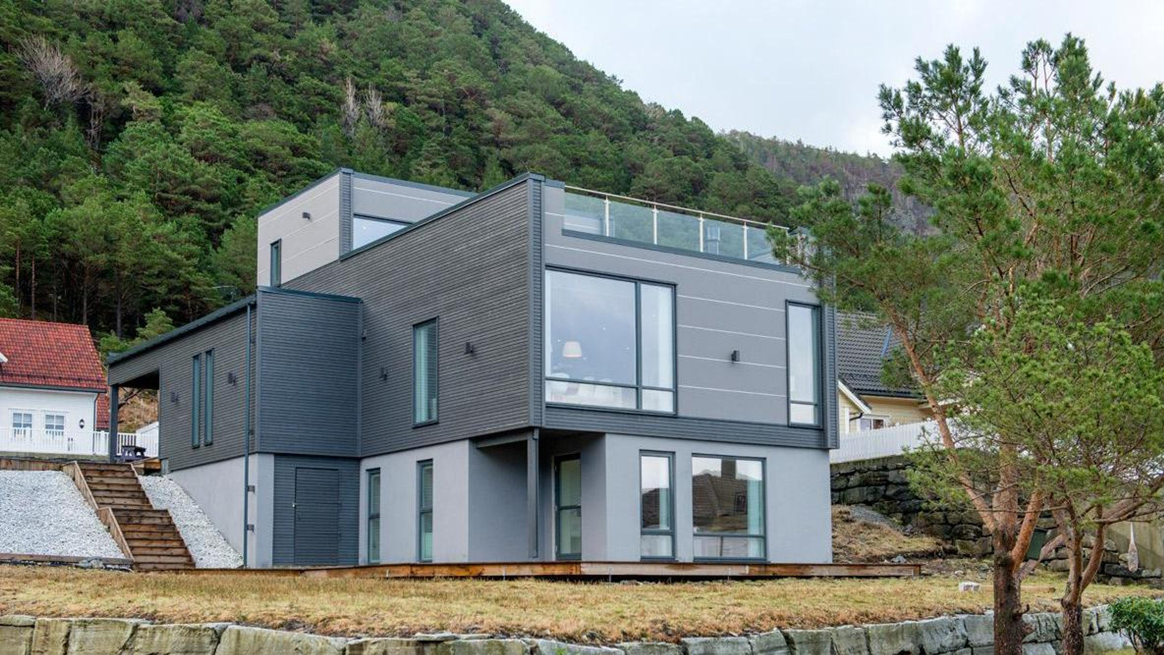 Takterrasse gir huset en ekstra dimensjon