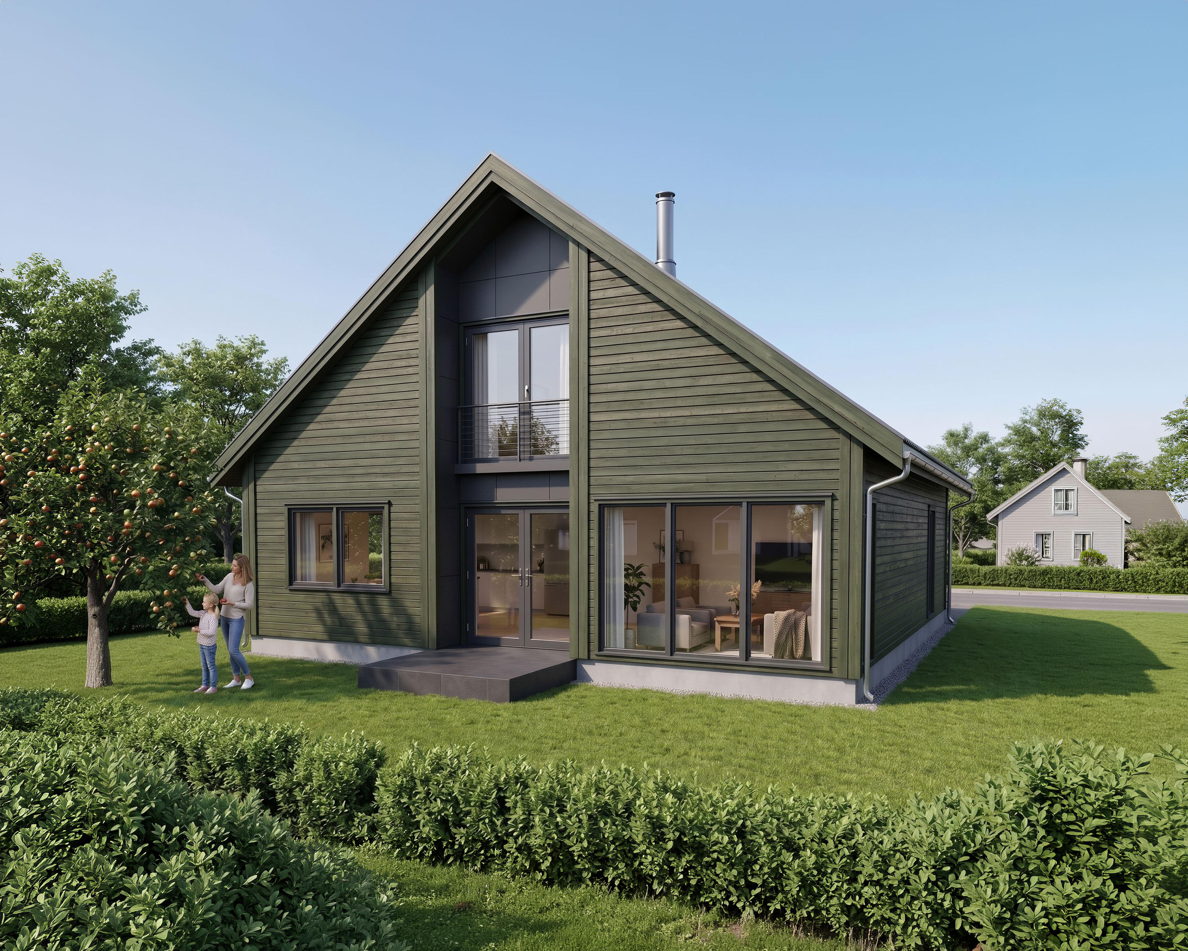 Bias - klassisk og moderne hus 