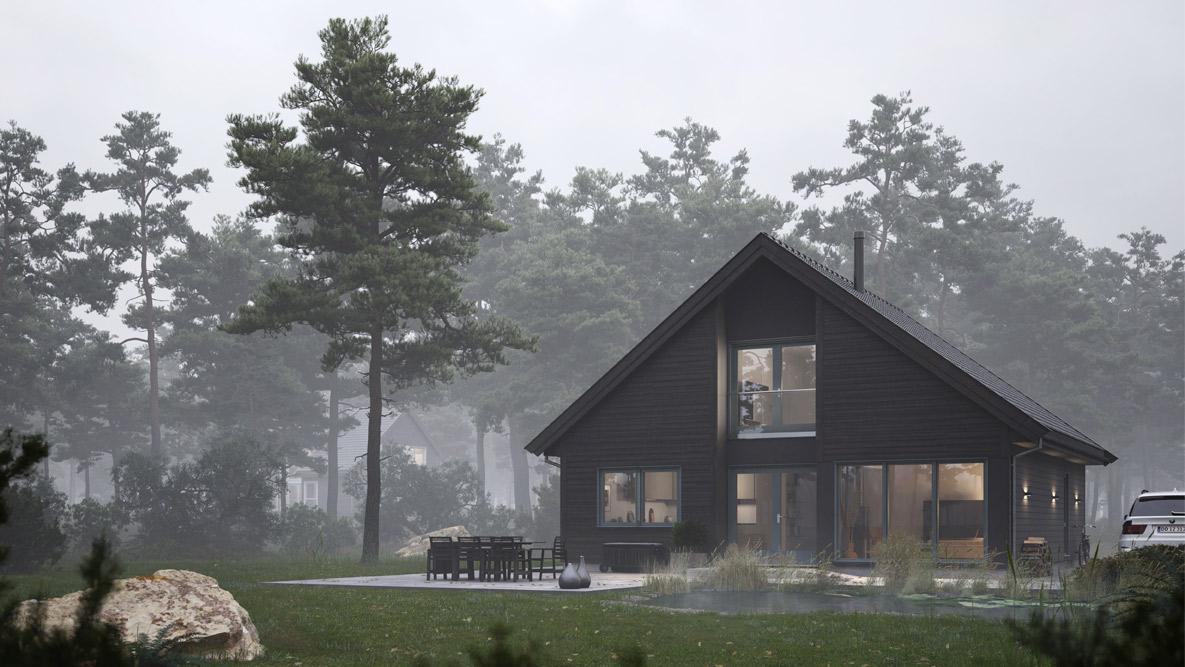 Eneboligen Bias fra Nordbohus
