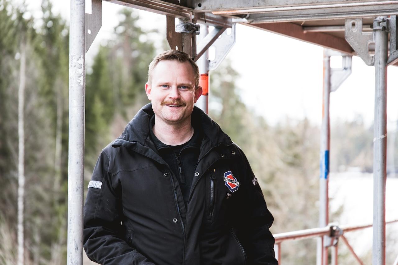 Øivind Bergersen, byggeleder i Nordbohus Follo Bygg & Eiendom.