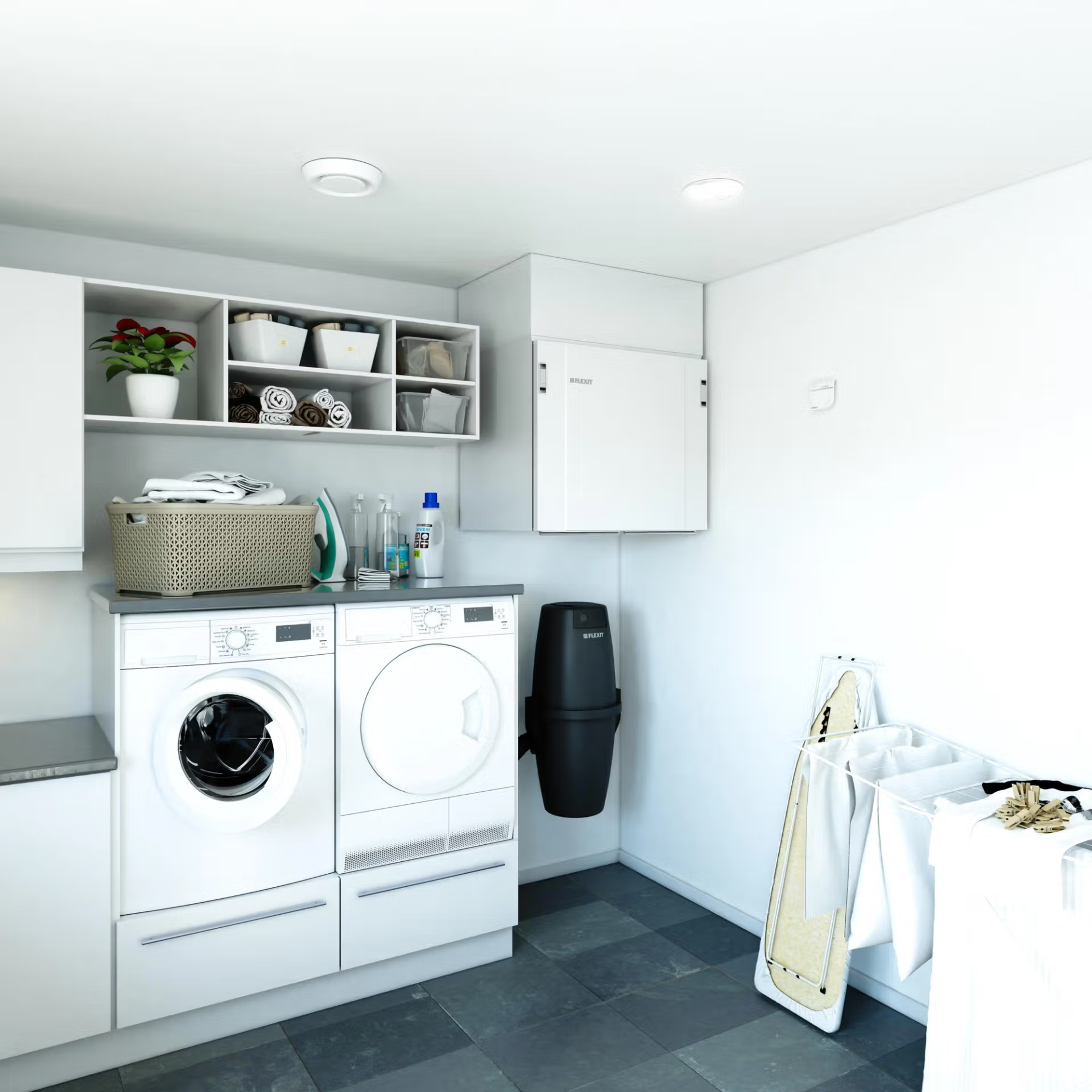 Med en inneklimasentral kan du styre ventilasjonen bedre og spare penger på oppvarming. Her en løsning fra Flexit.