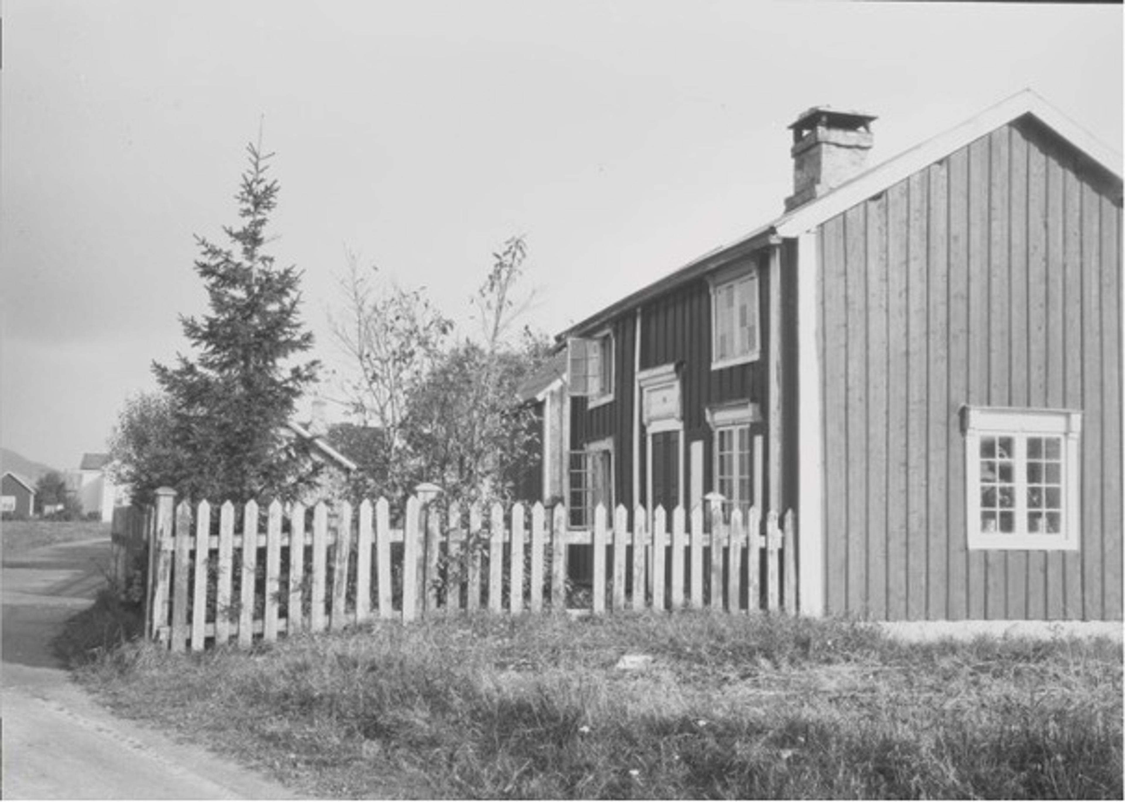 Pevik-huset før ombyggingen på 1900-tallet. Foto: Orkland kommune