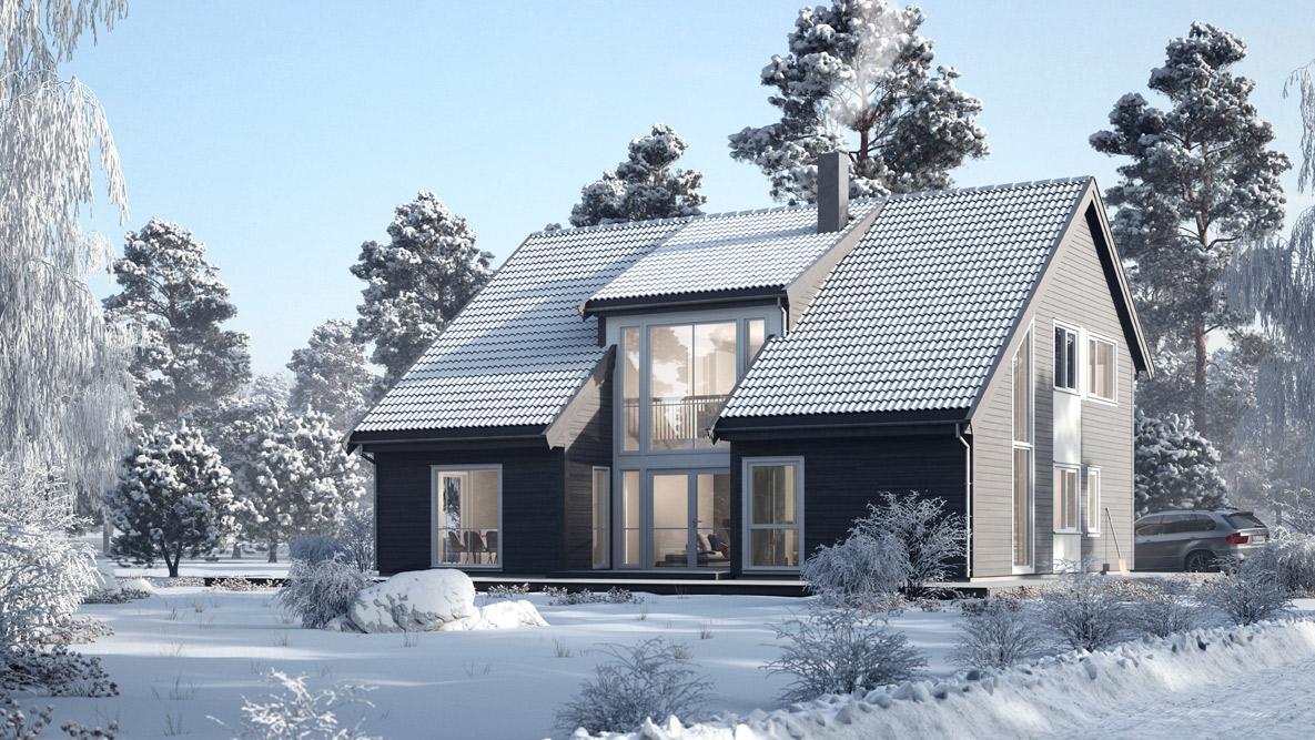 Eneboligen Nexus fra Nordbohus