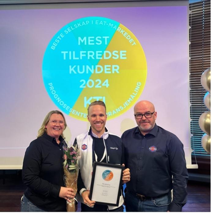 Mest tilfredse kunder 2024 prisutdeling