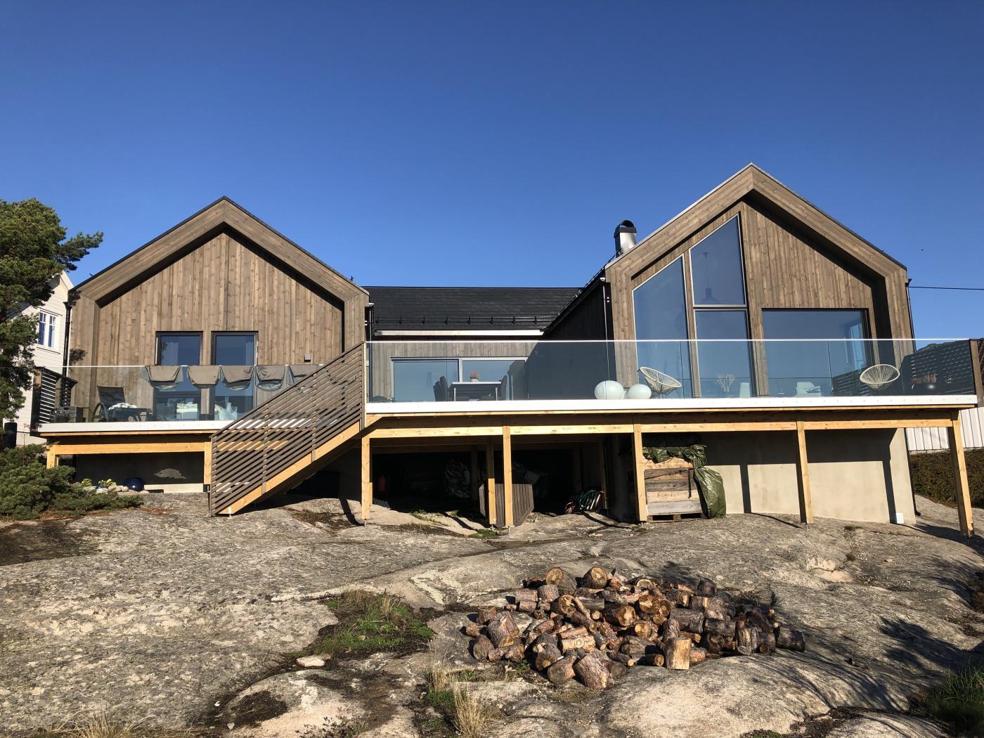 En mindre versjon av Samspill, bygd av Nordbohus Byggmester Arild Andersen.