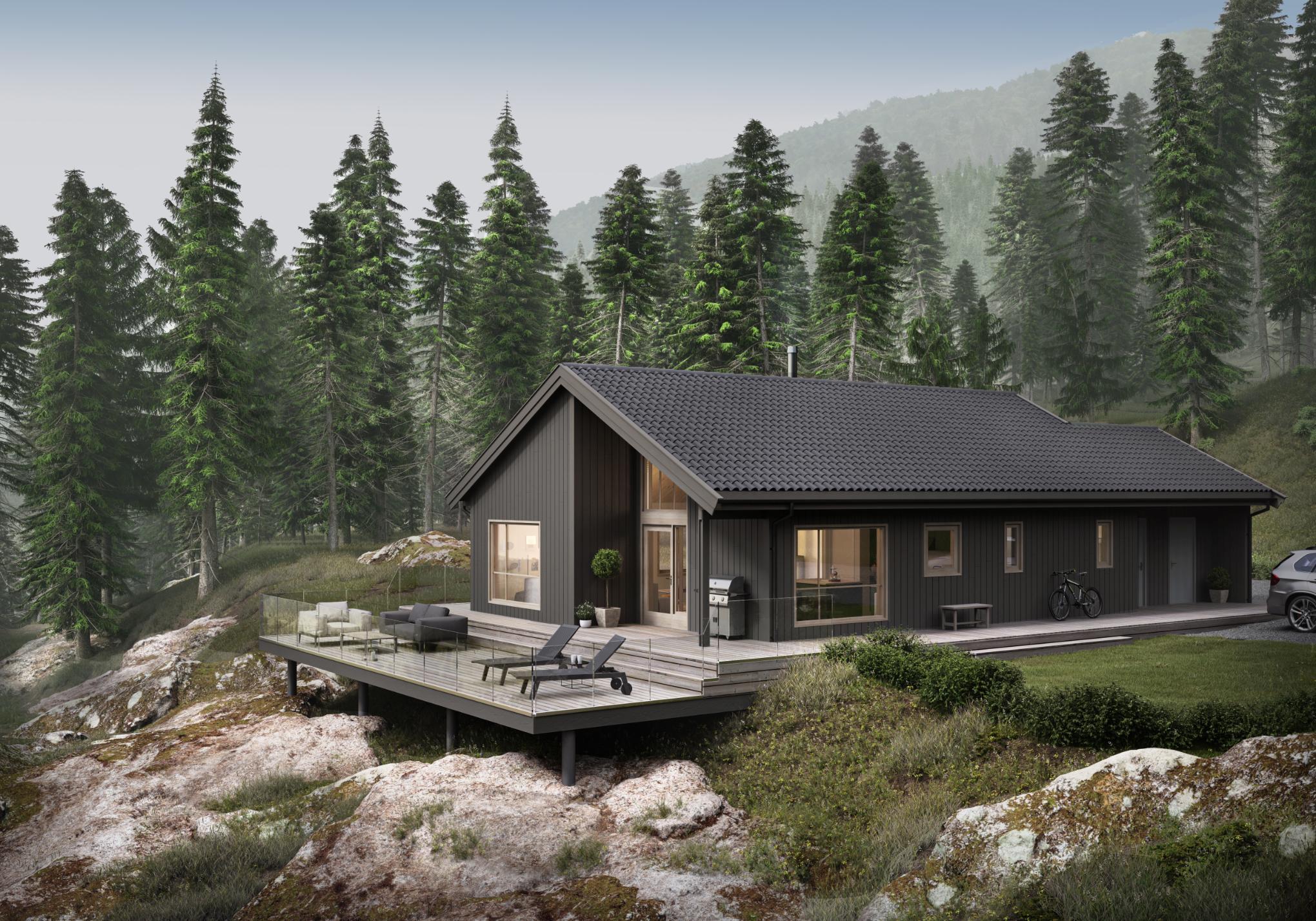 Eneboligen Auriga fra Nordbohus
