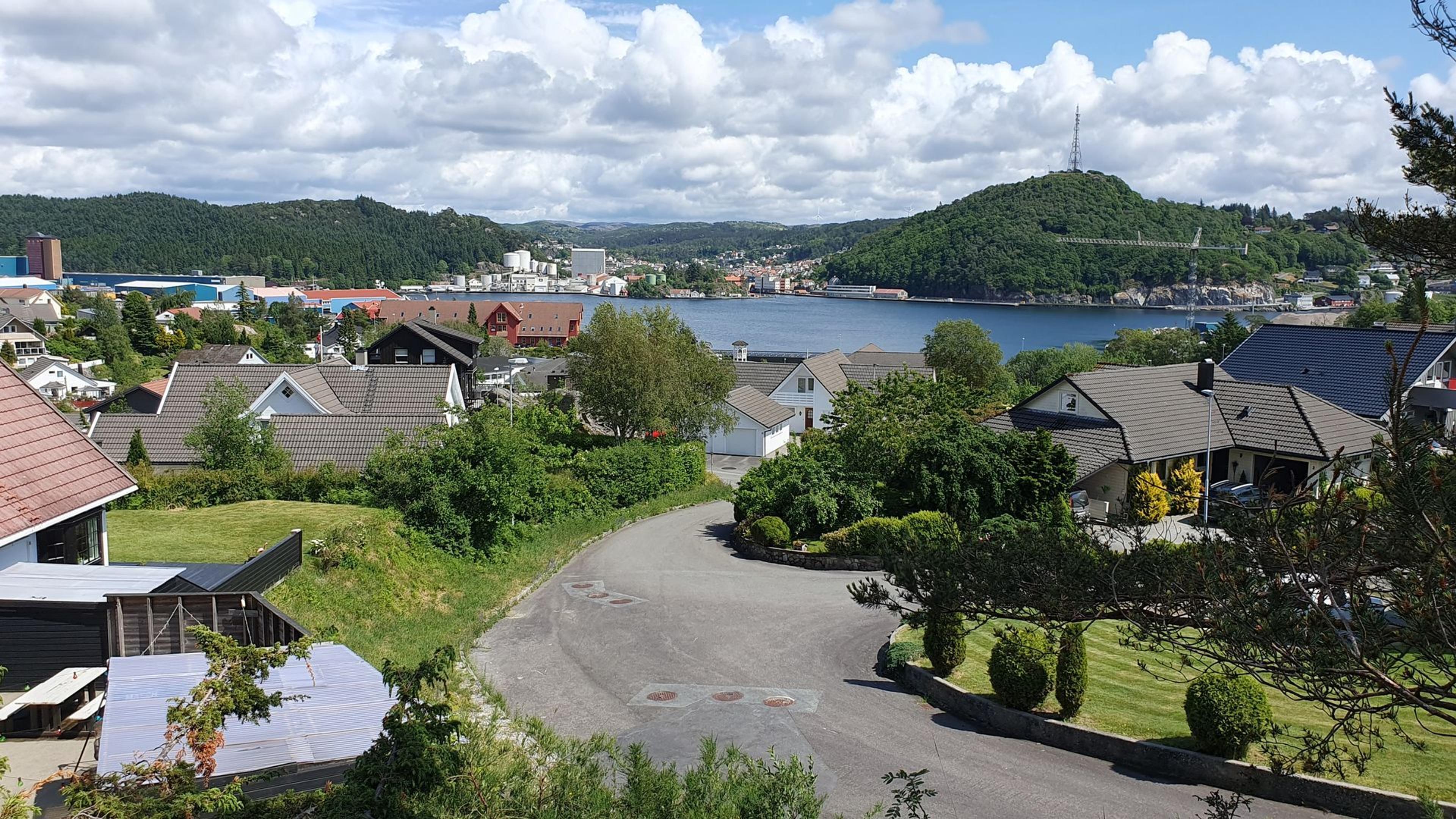 Utsiktsbilde fra området
