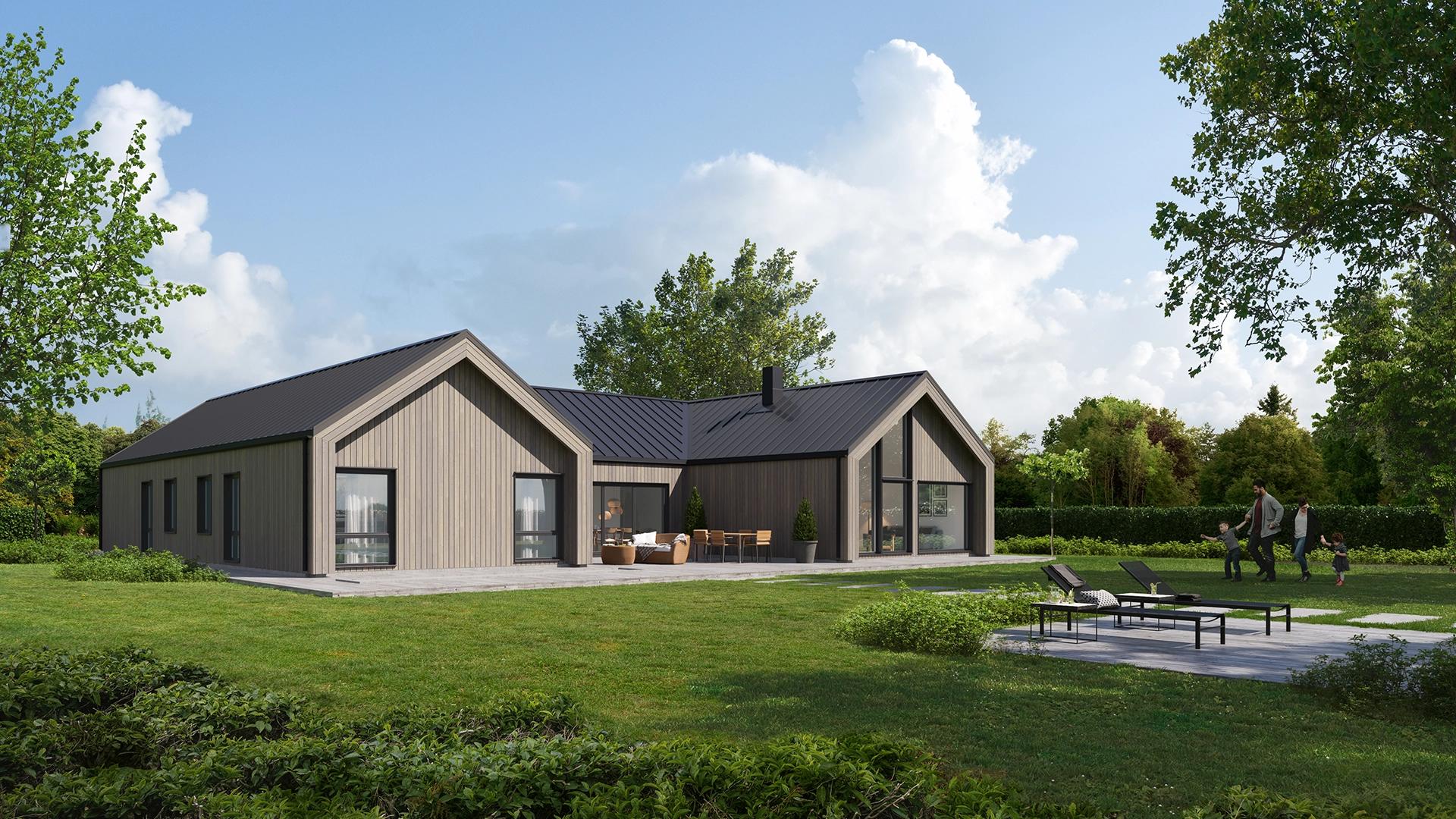 Samspill fra Nordbohus er et atriumhus
