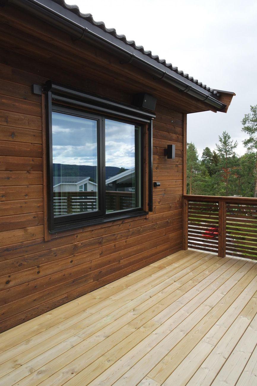 Vinduer fra Nordan, Aluminiumsbelagte farge sort.