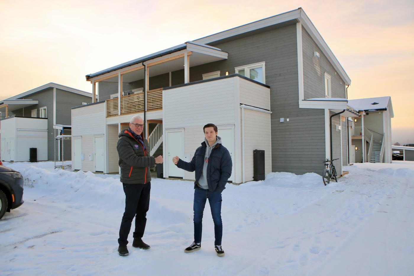 Fornøyd Nordbohus kunde