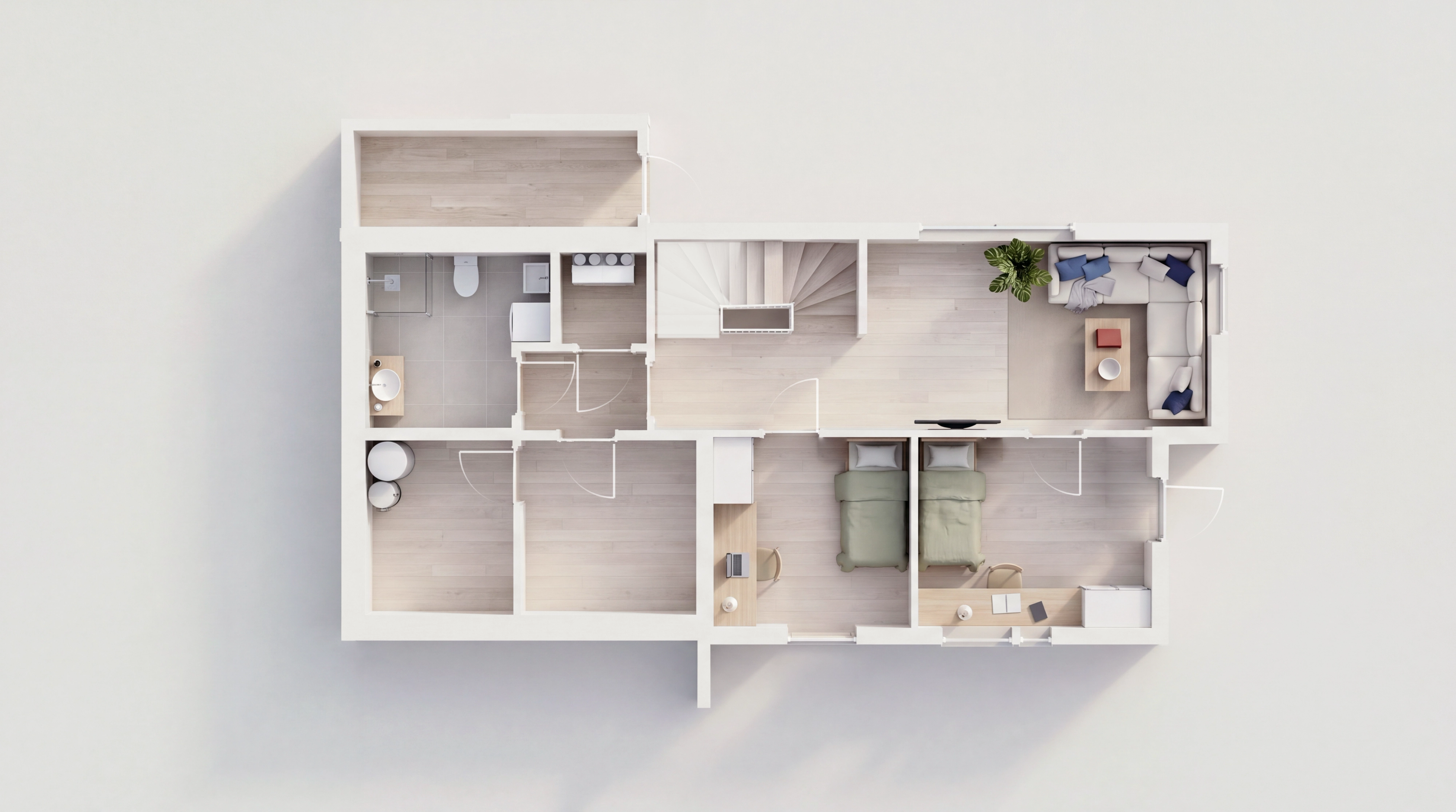 3D plantegning