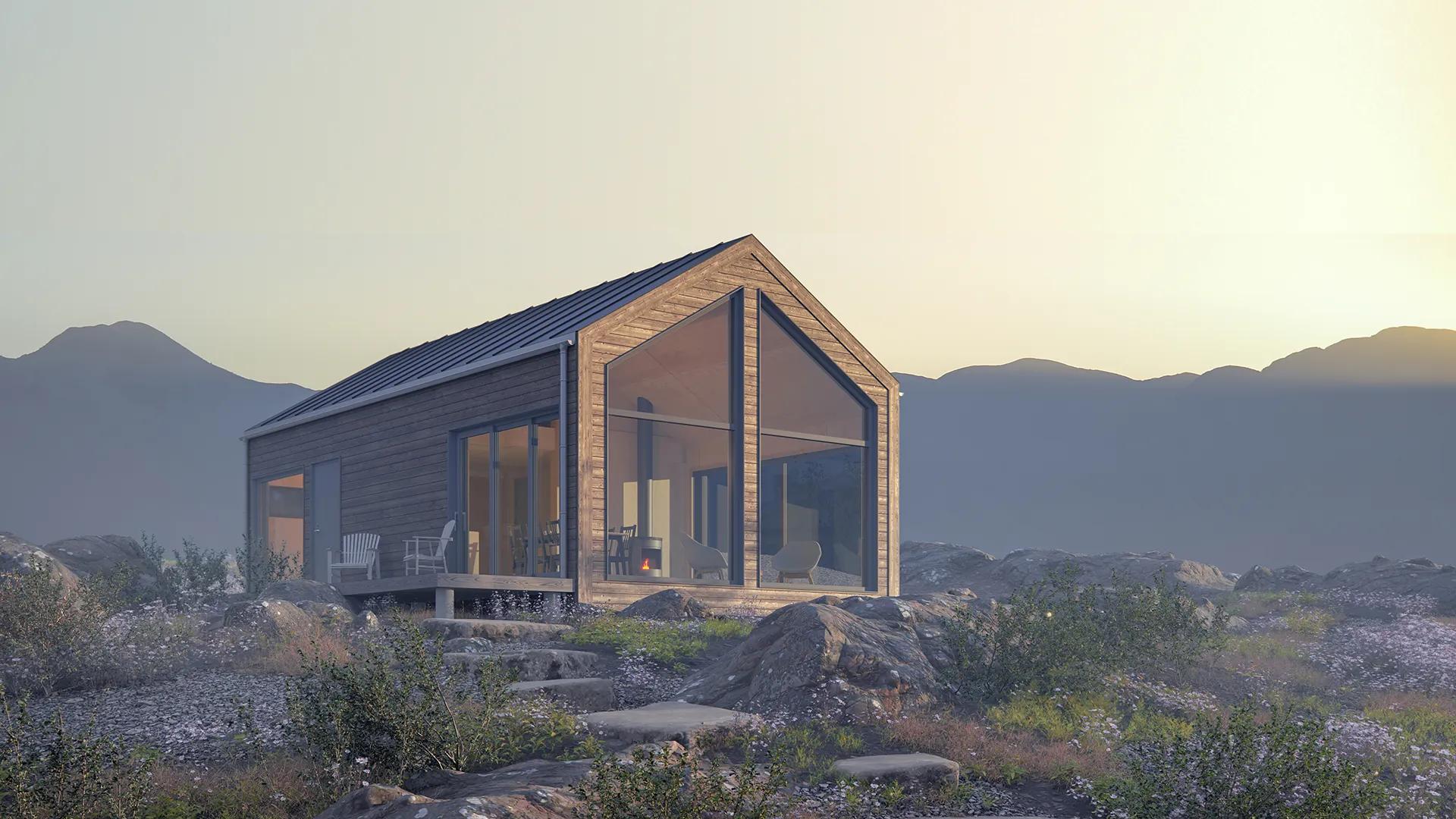 Hytta Vaag fra Nordbohus