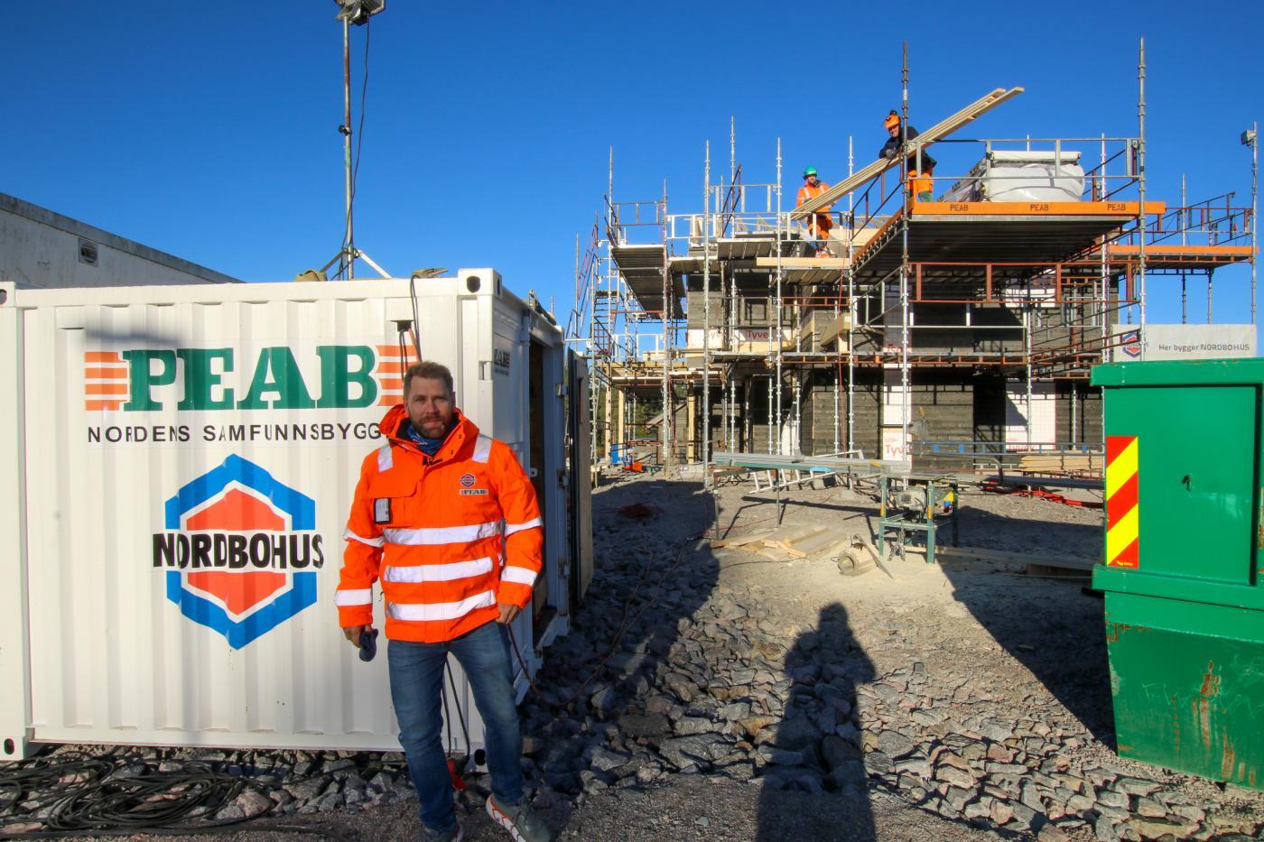 Thomas Høiseth, salgs- og avdelingsleder i Peab Nordbohus Skien.